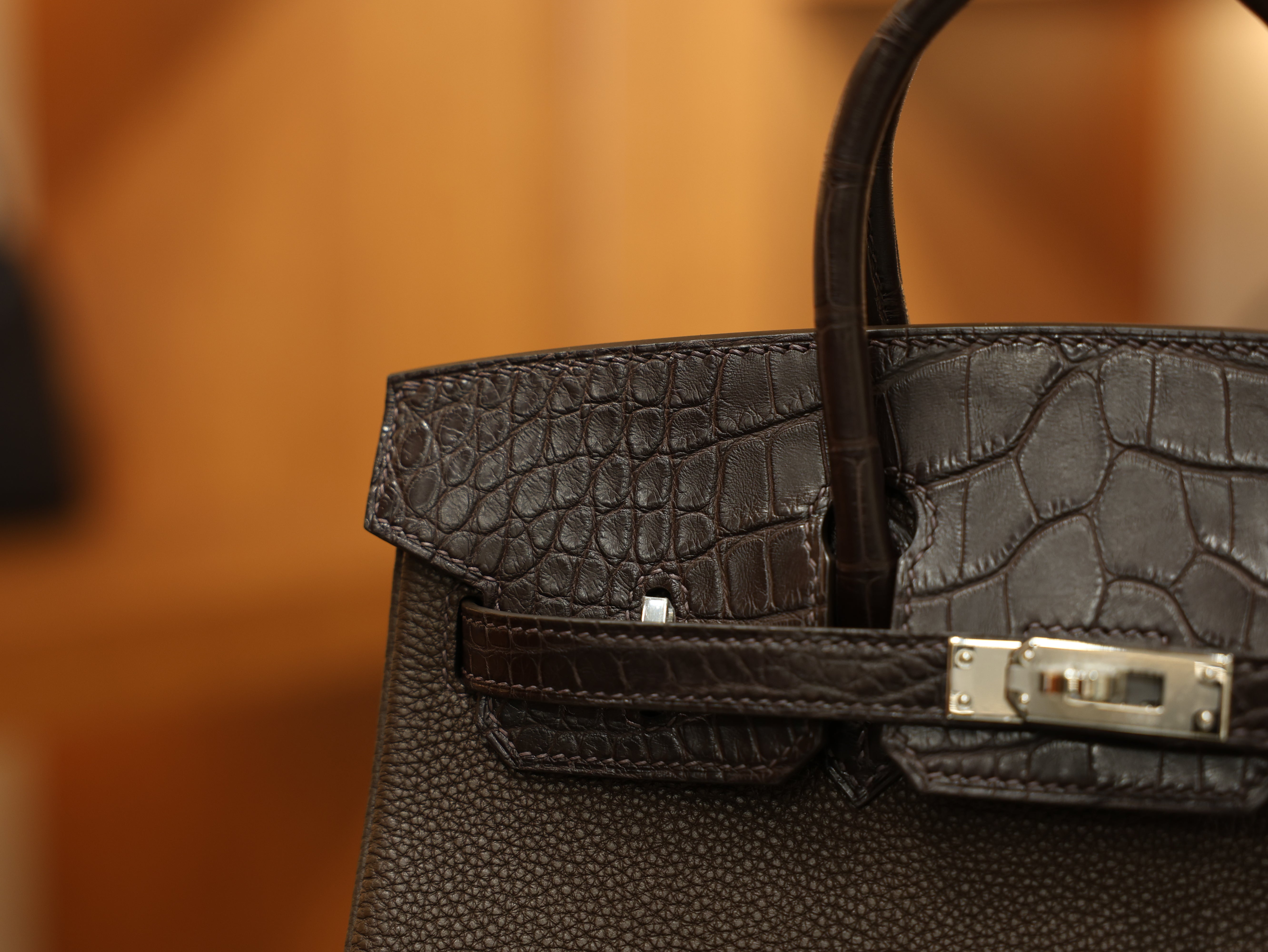 Birkin 25 togo touch chocolate PHW