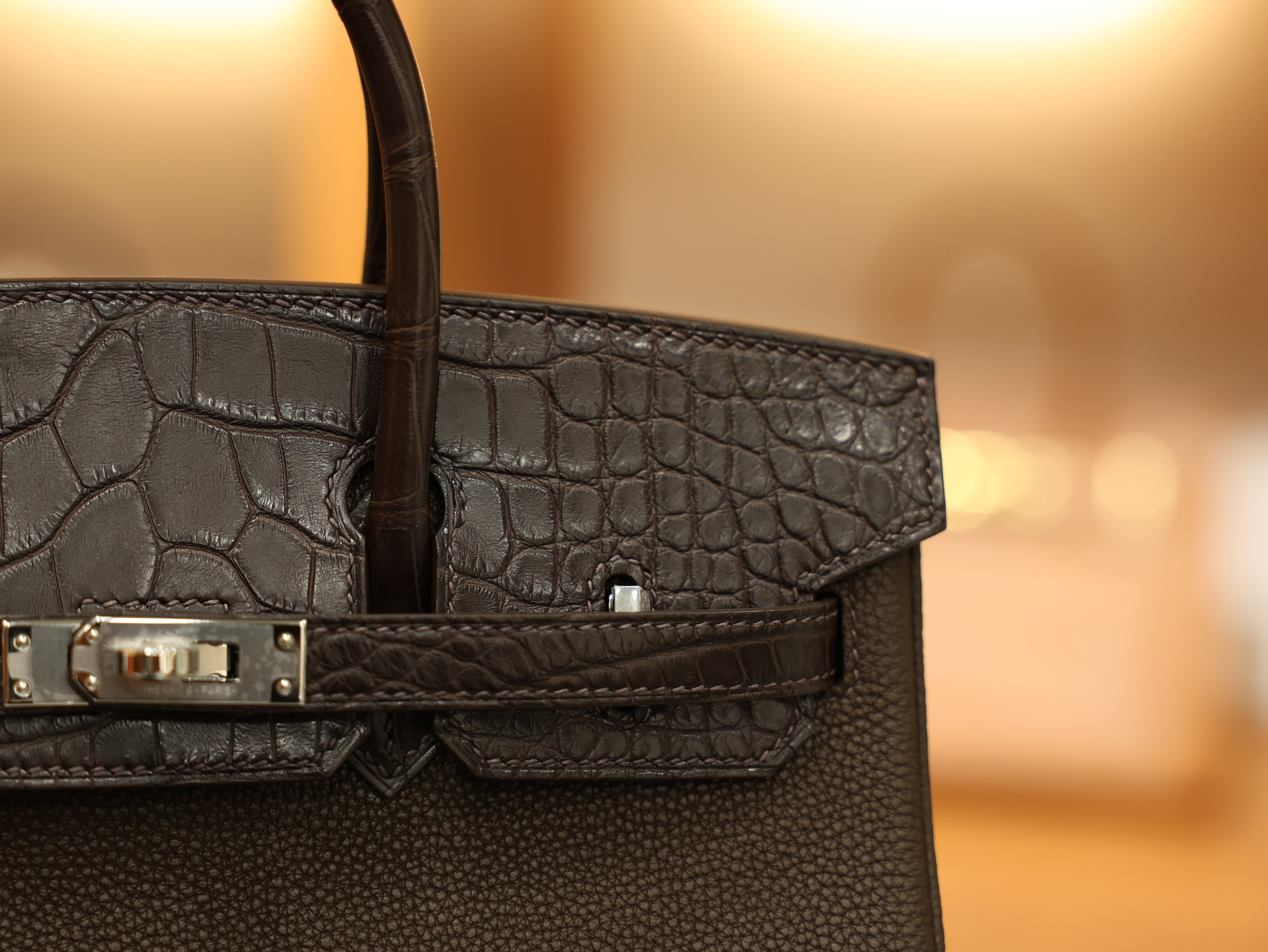 Birkin 25 togo touch chocolate PHW
