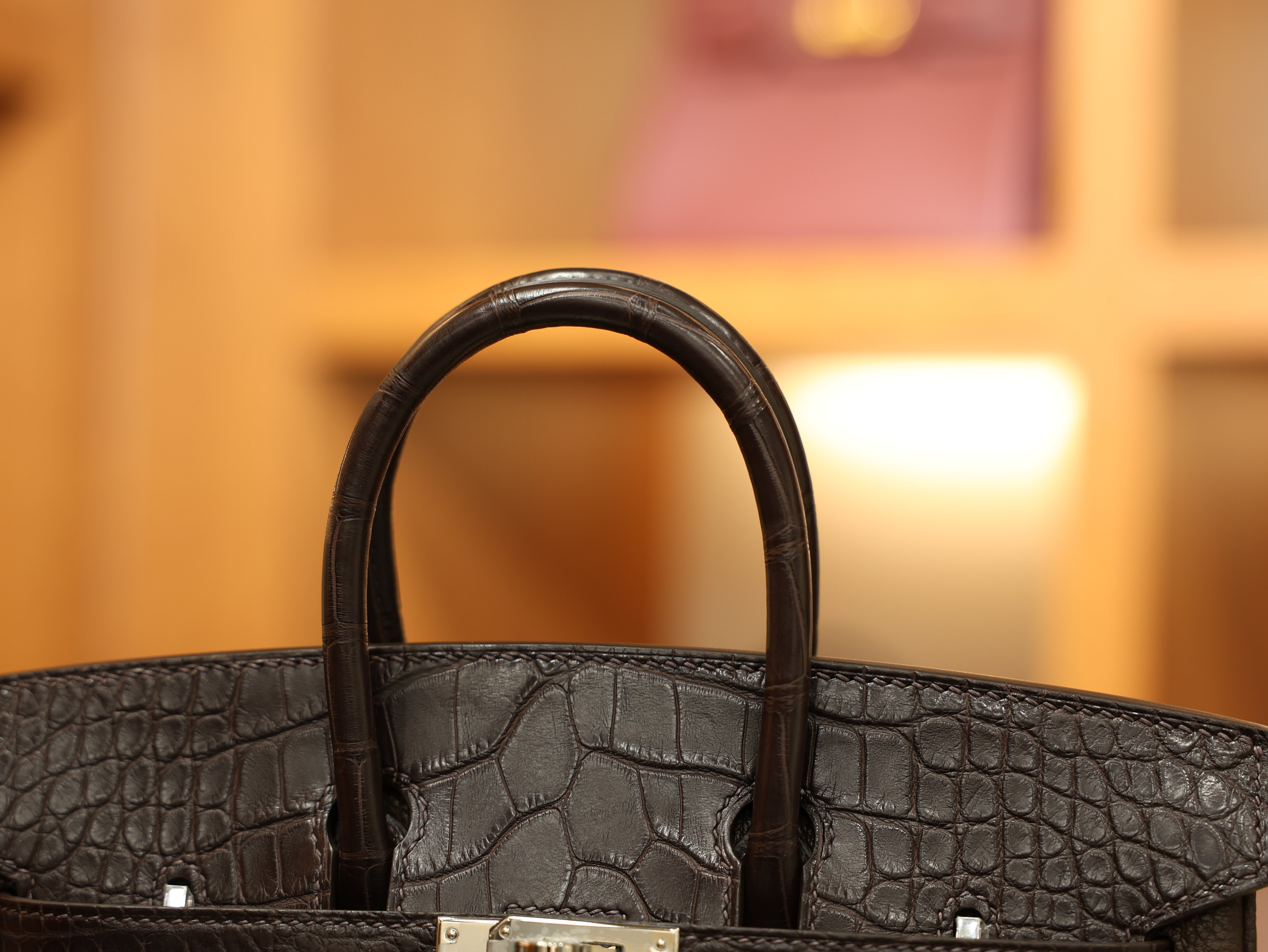 Birkin 25 togo touch chocolate PHW