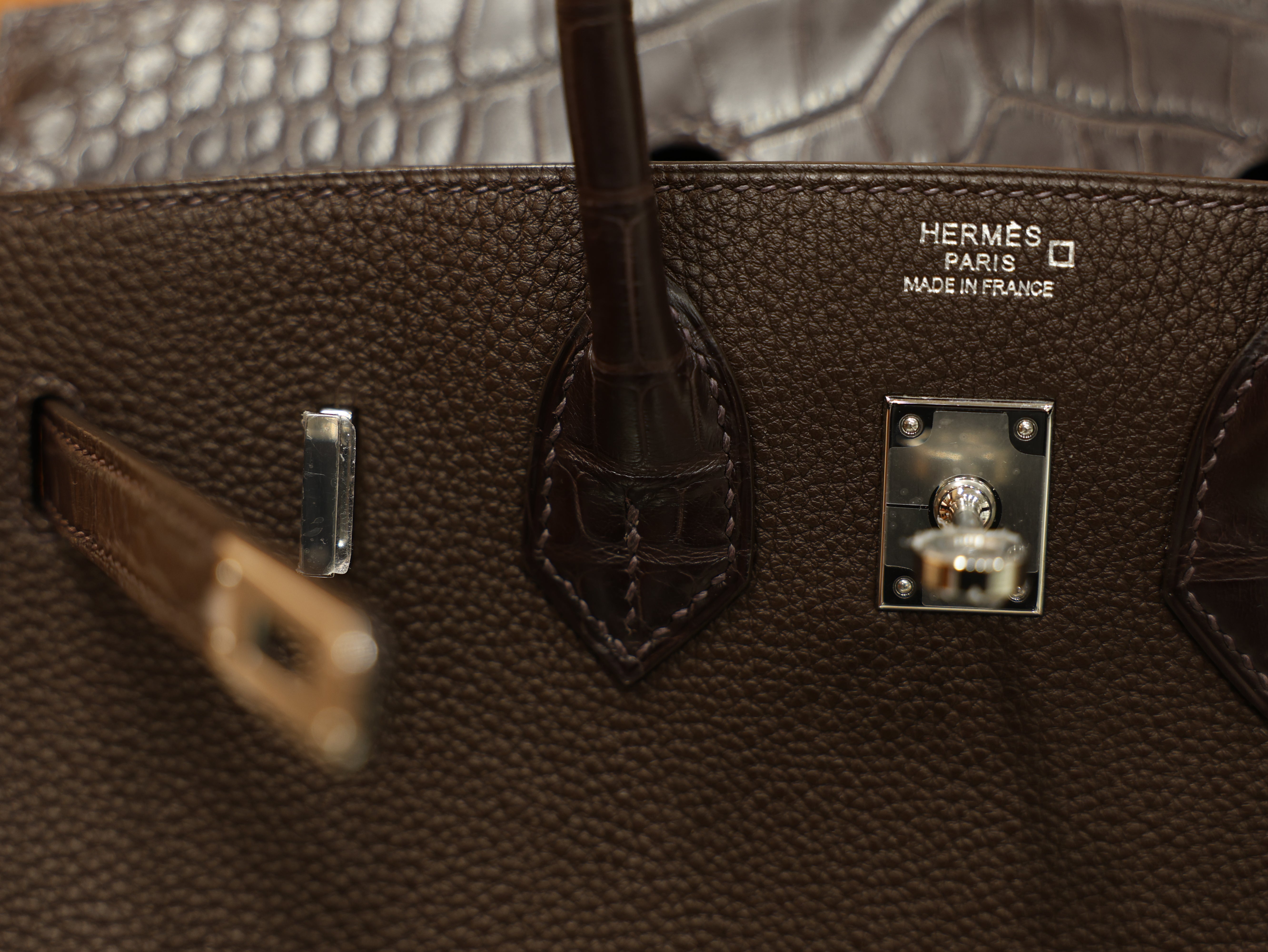 Birkin 25 togo touch chocolate PHW