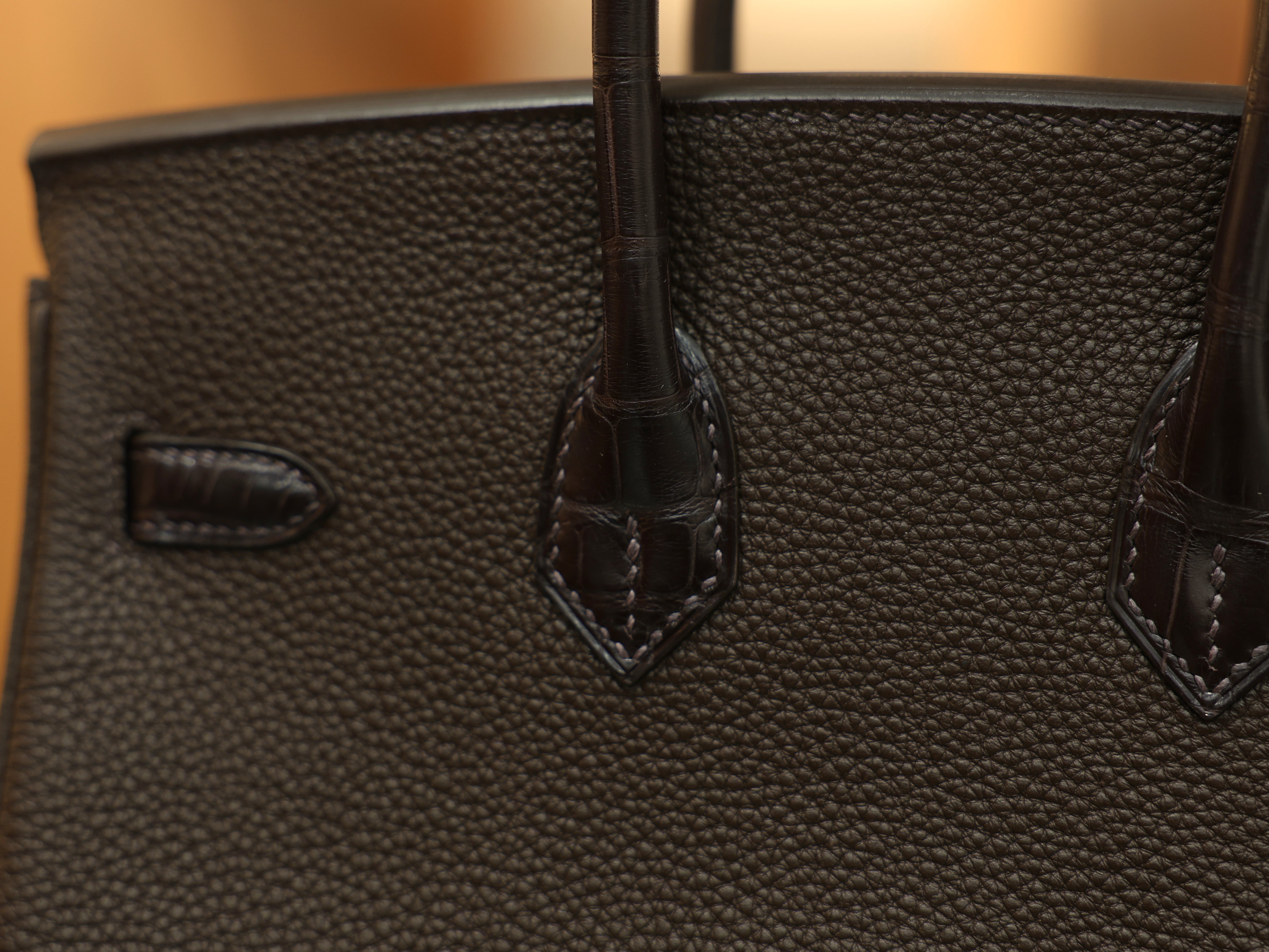 Birkin 25 togo touch chocolate PHW