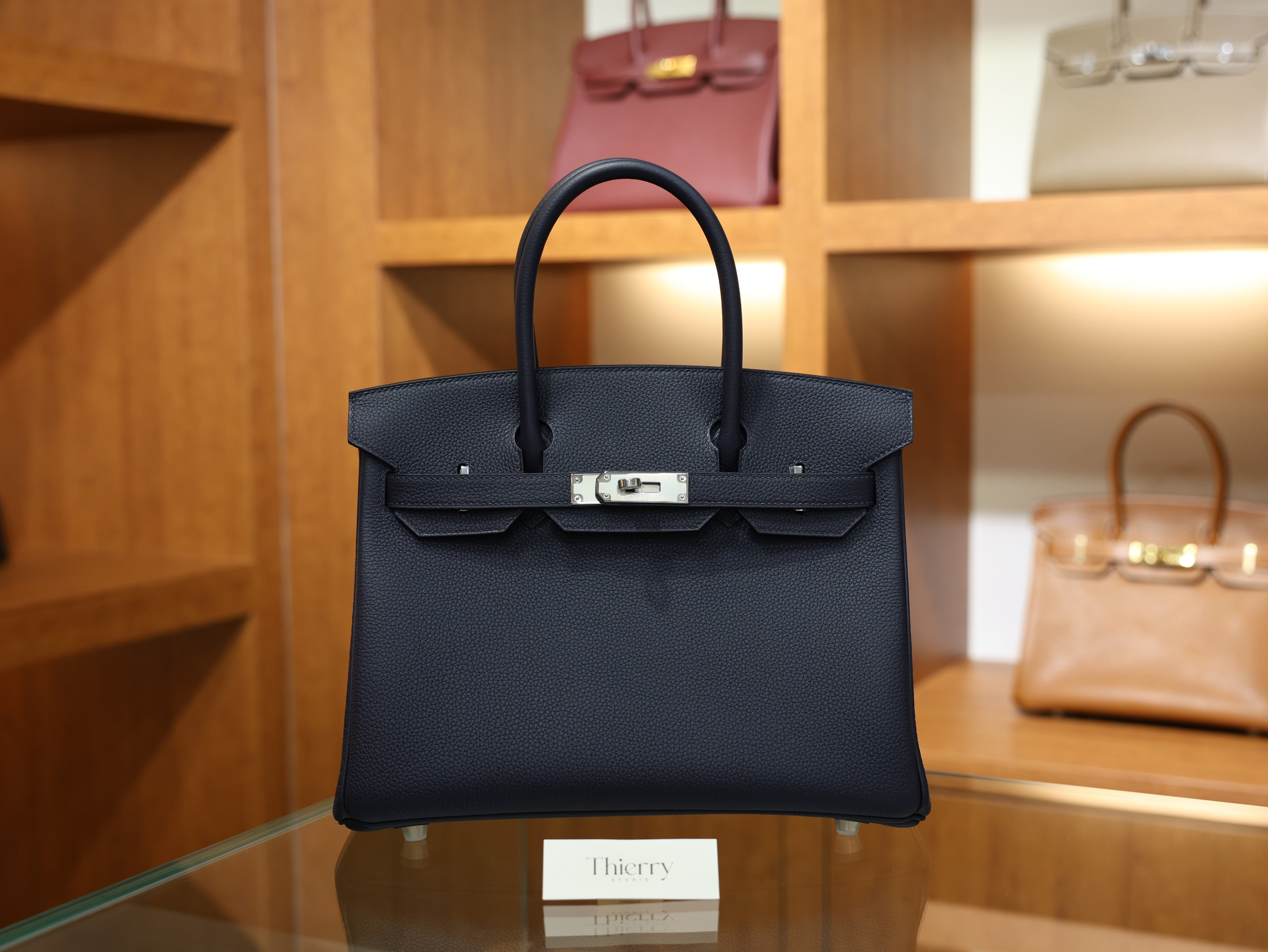 Birkin 30 togo blue nuit PHW