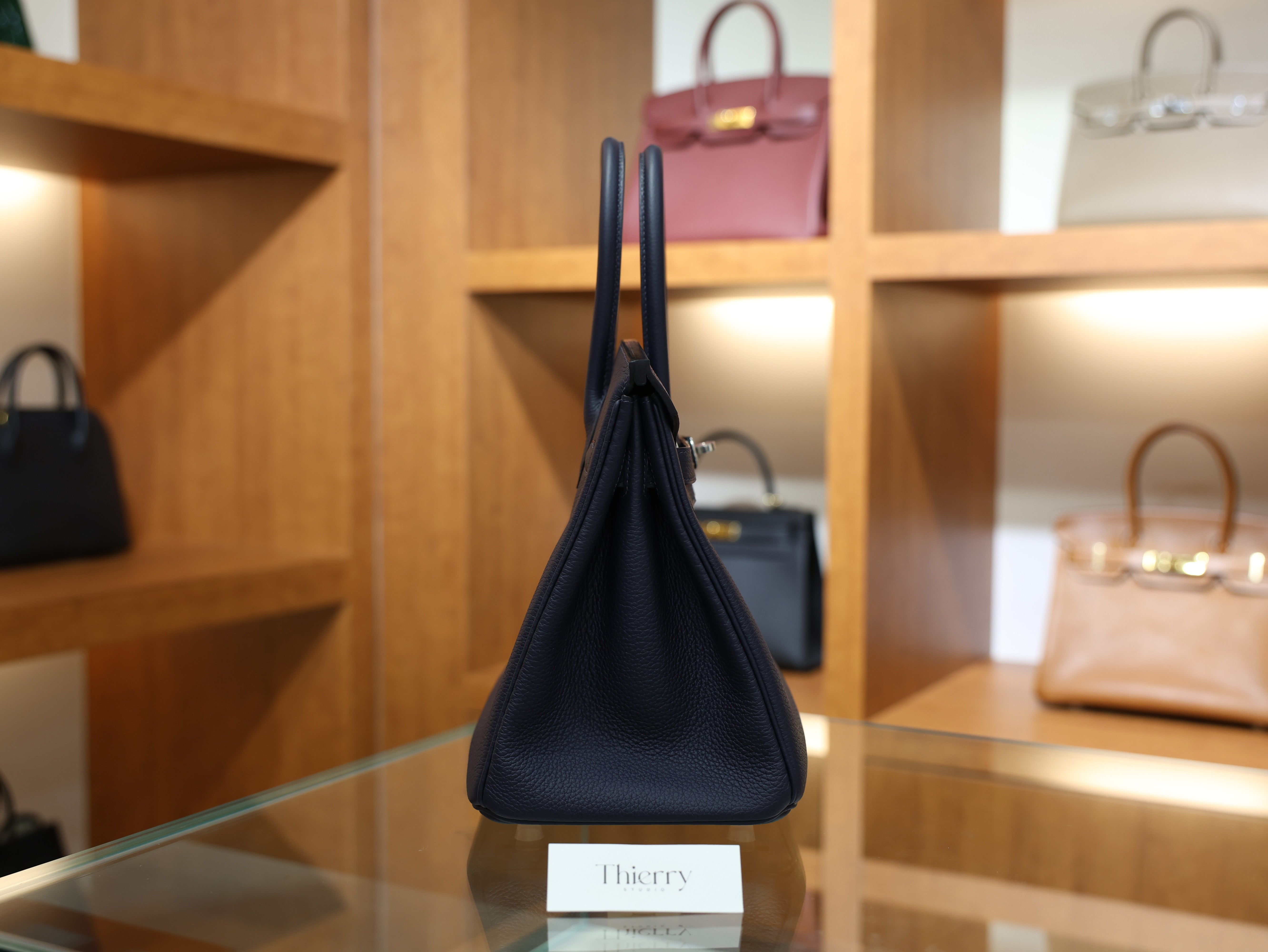 Birkin 30 togo blue nuit PHW