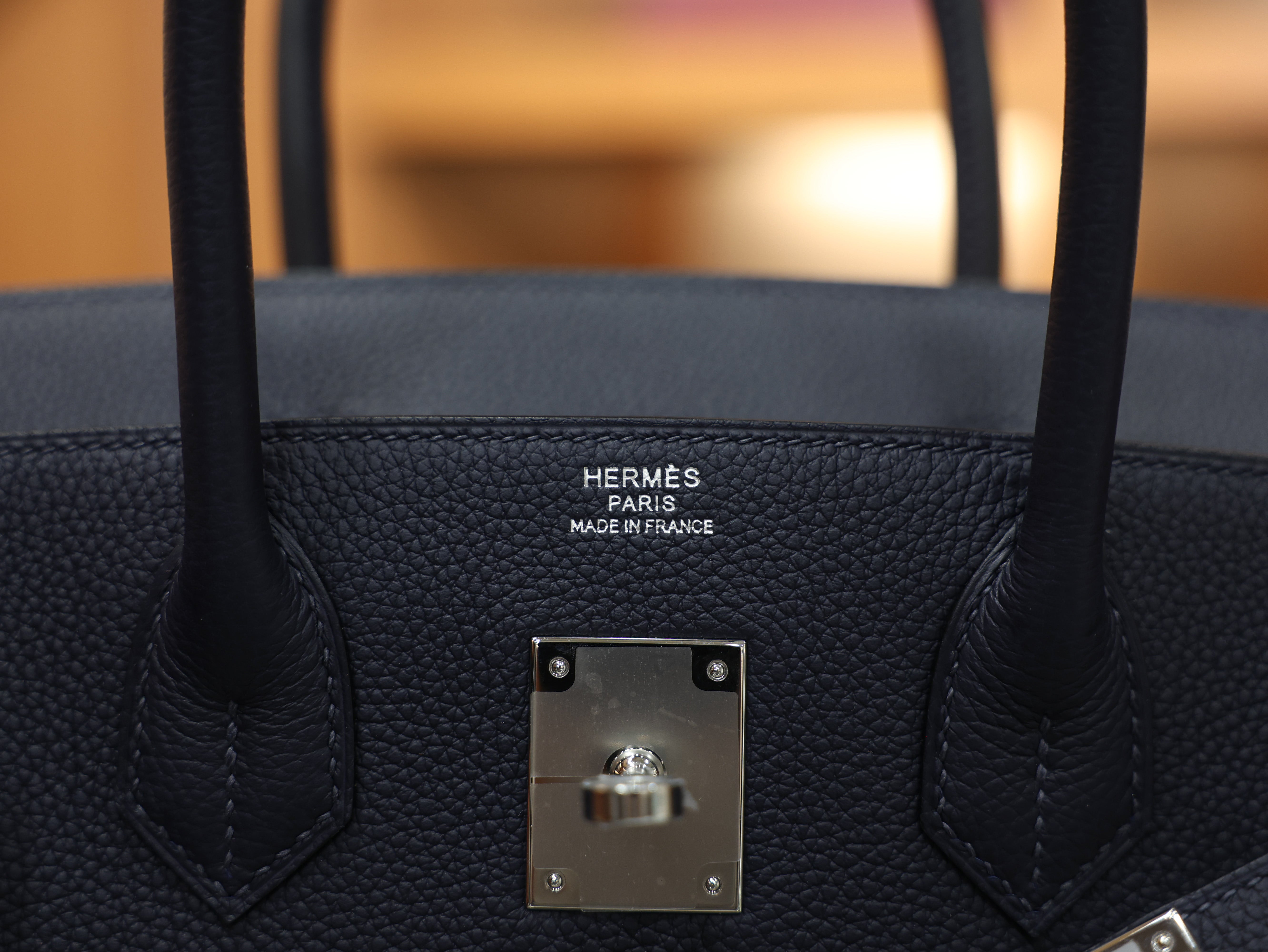 Birkin 30 togo blue nuit PHW