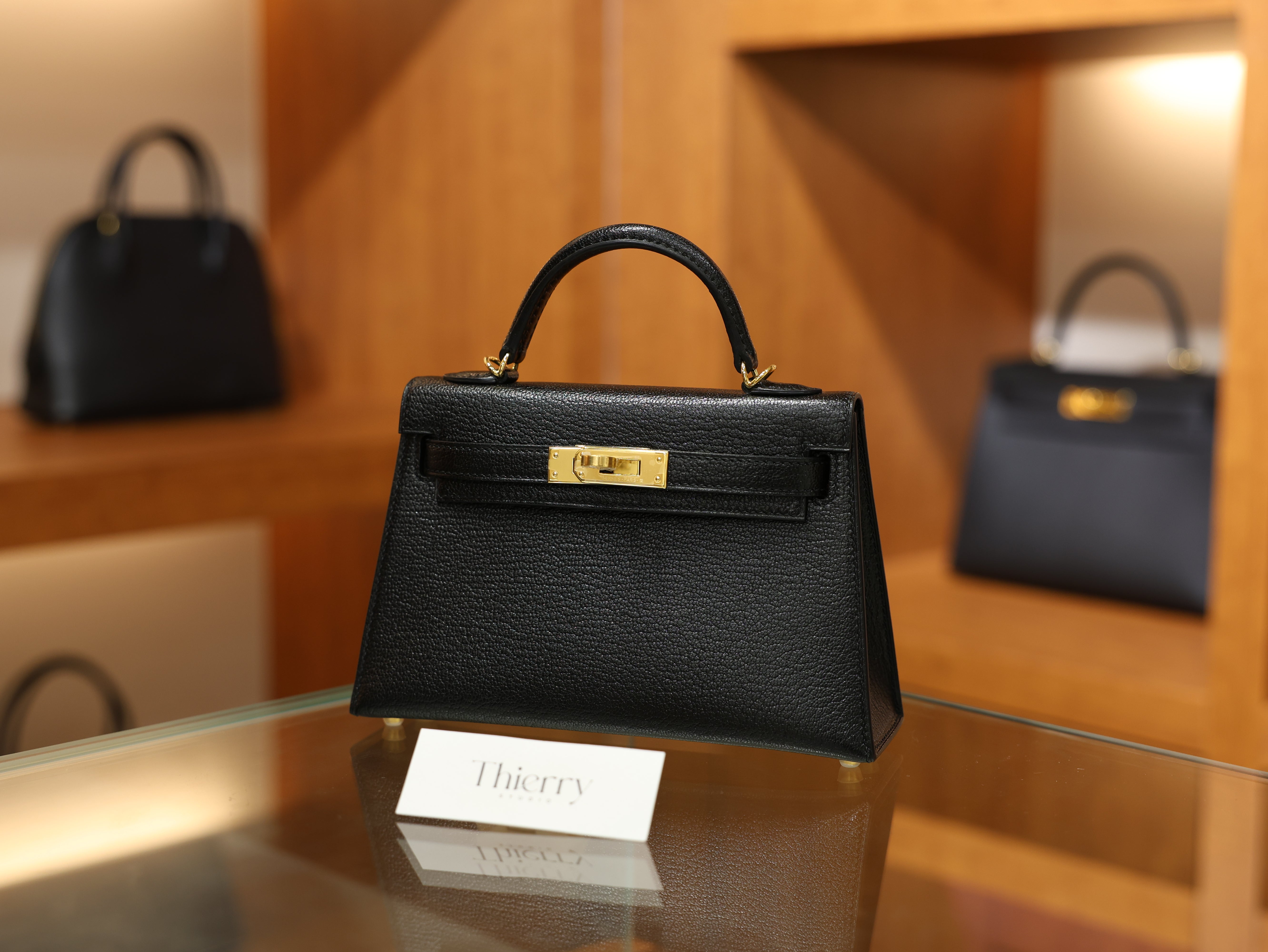 Kelly mini 2 chevre black GHW