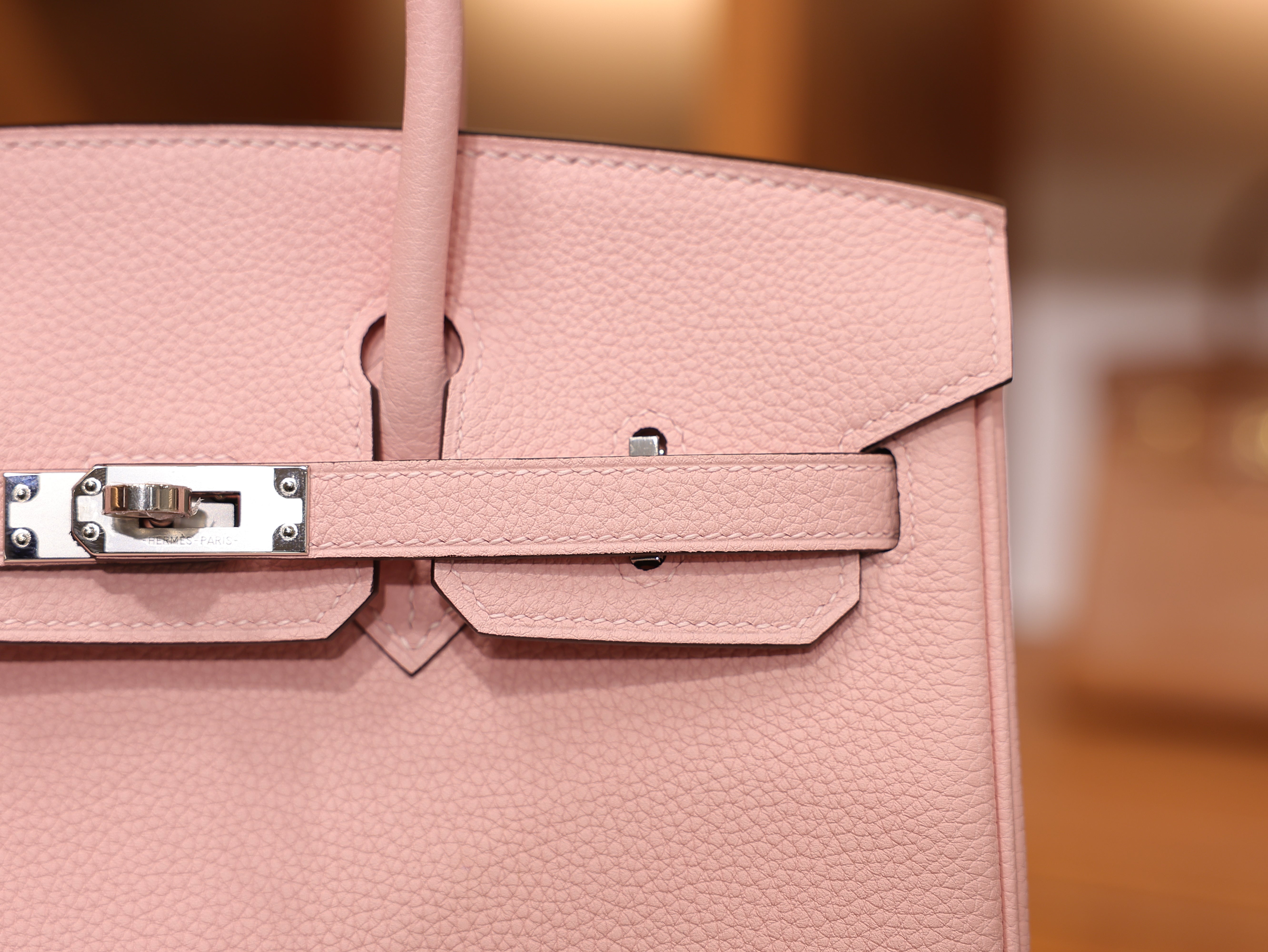 Birkin 25 togo rose sakura PHW