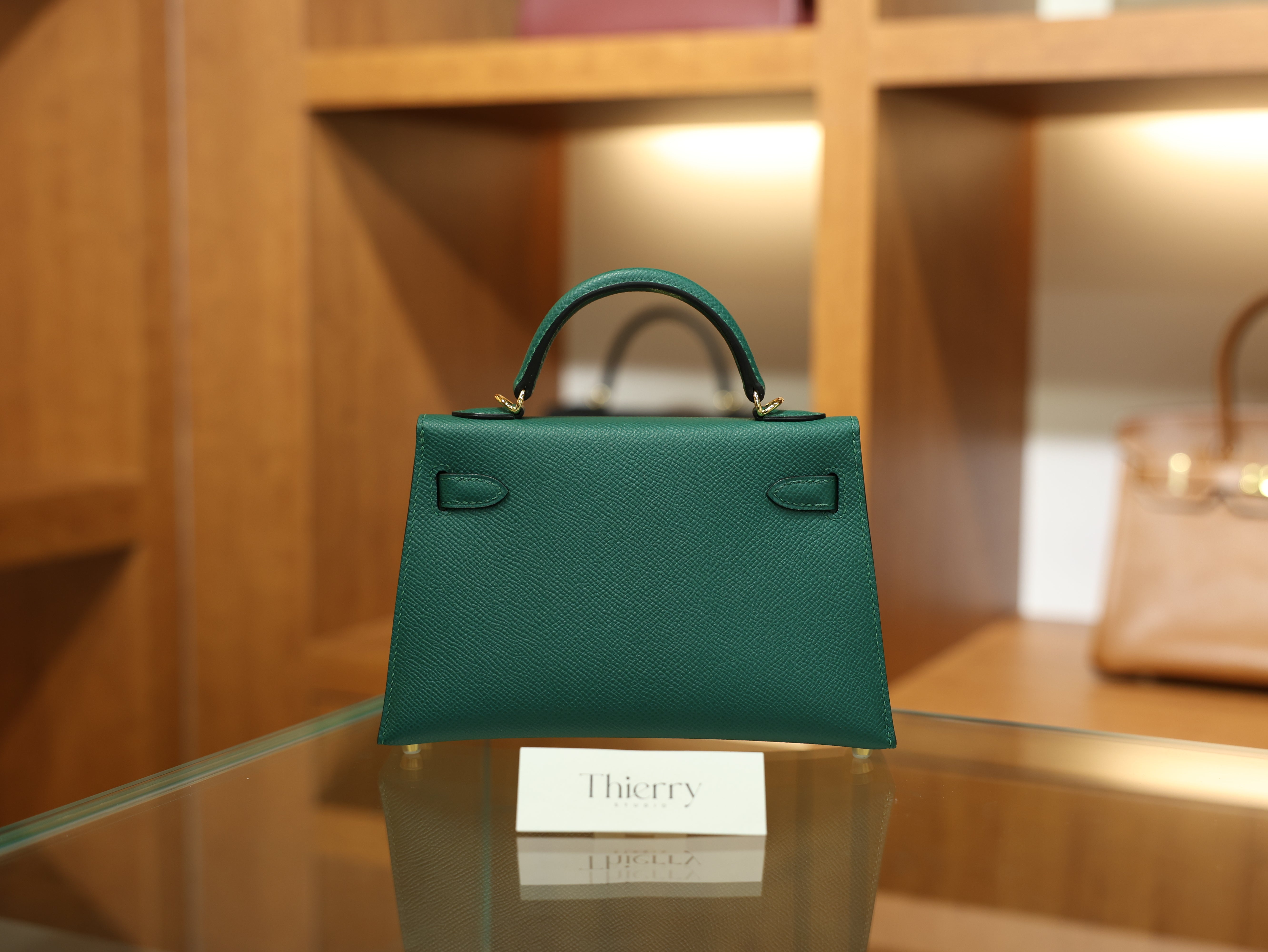 Kelly mini 2 epsom malachite GHW