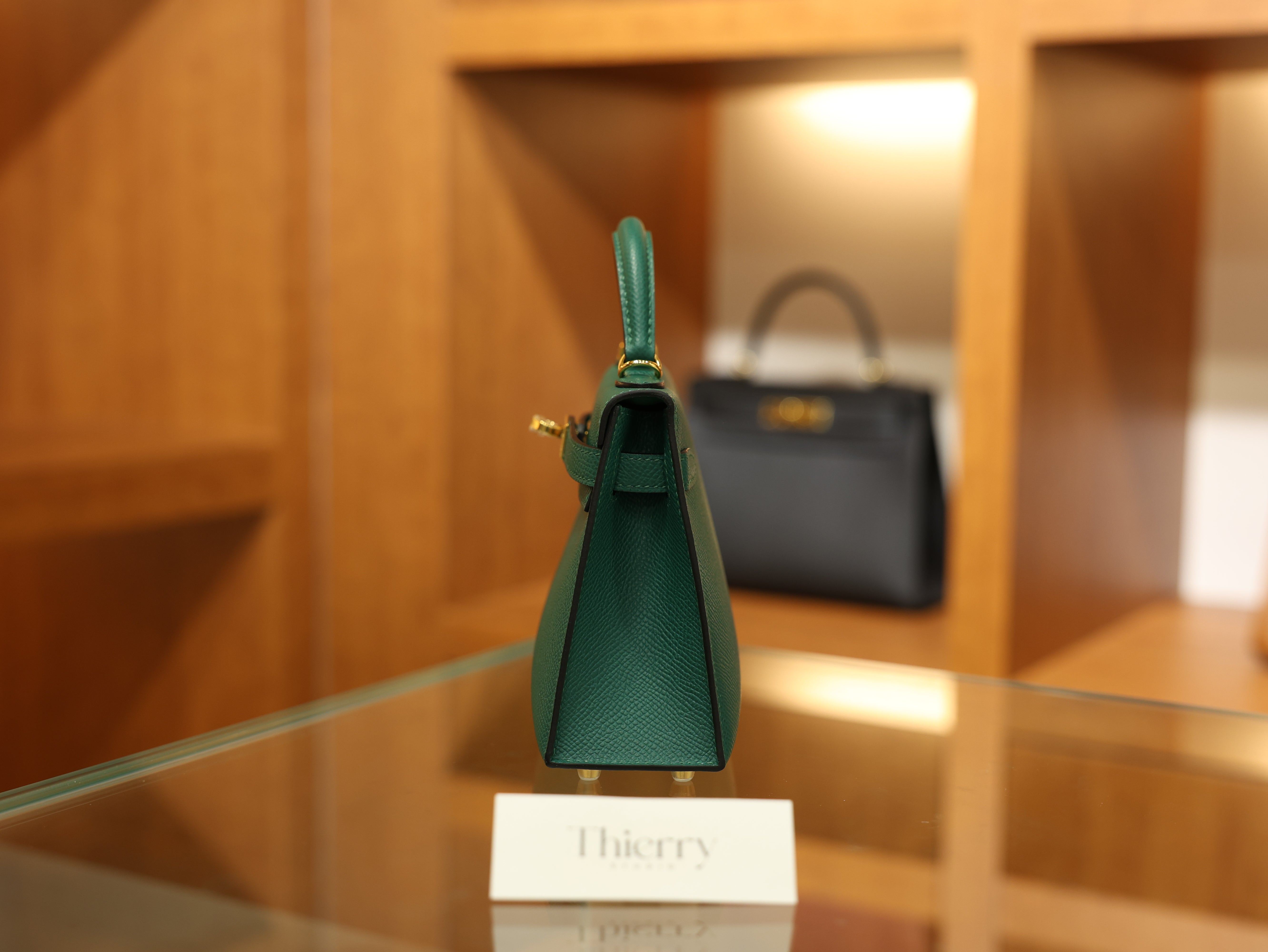 Kelly mini 2 epsom malachite GHW