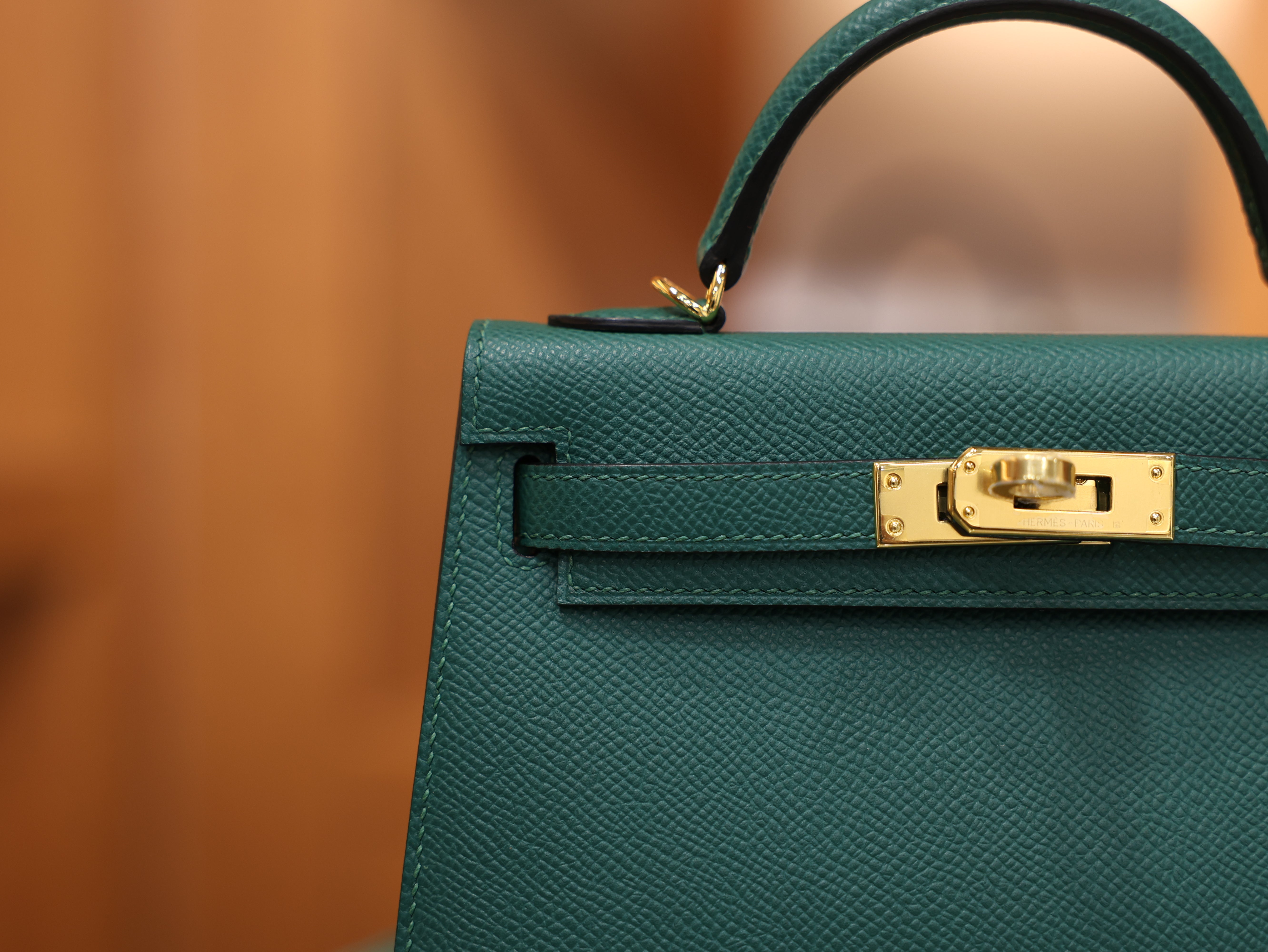 Kelly mini 2 epsom malachite GHW