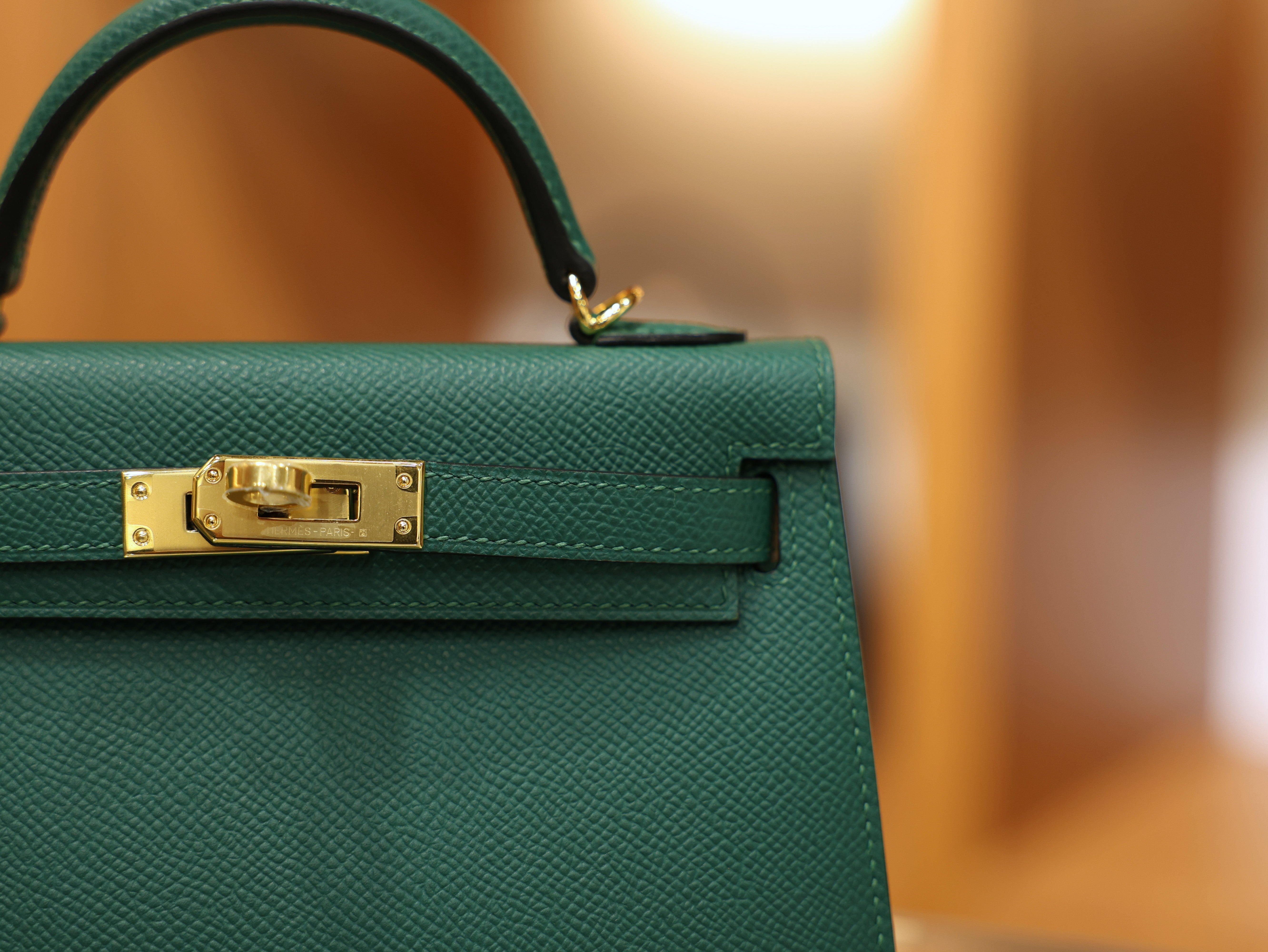 Kelly mini 2 epsom malachite GHW