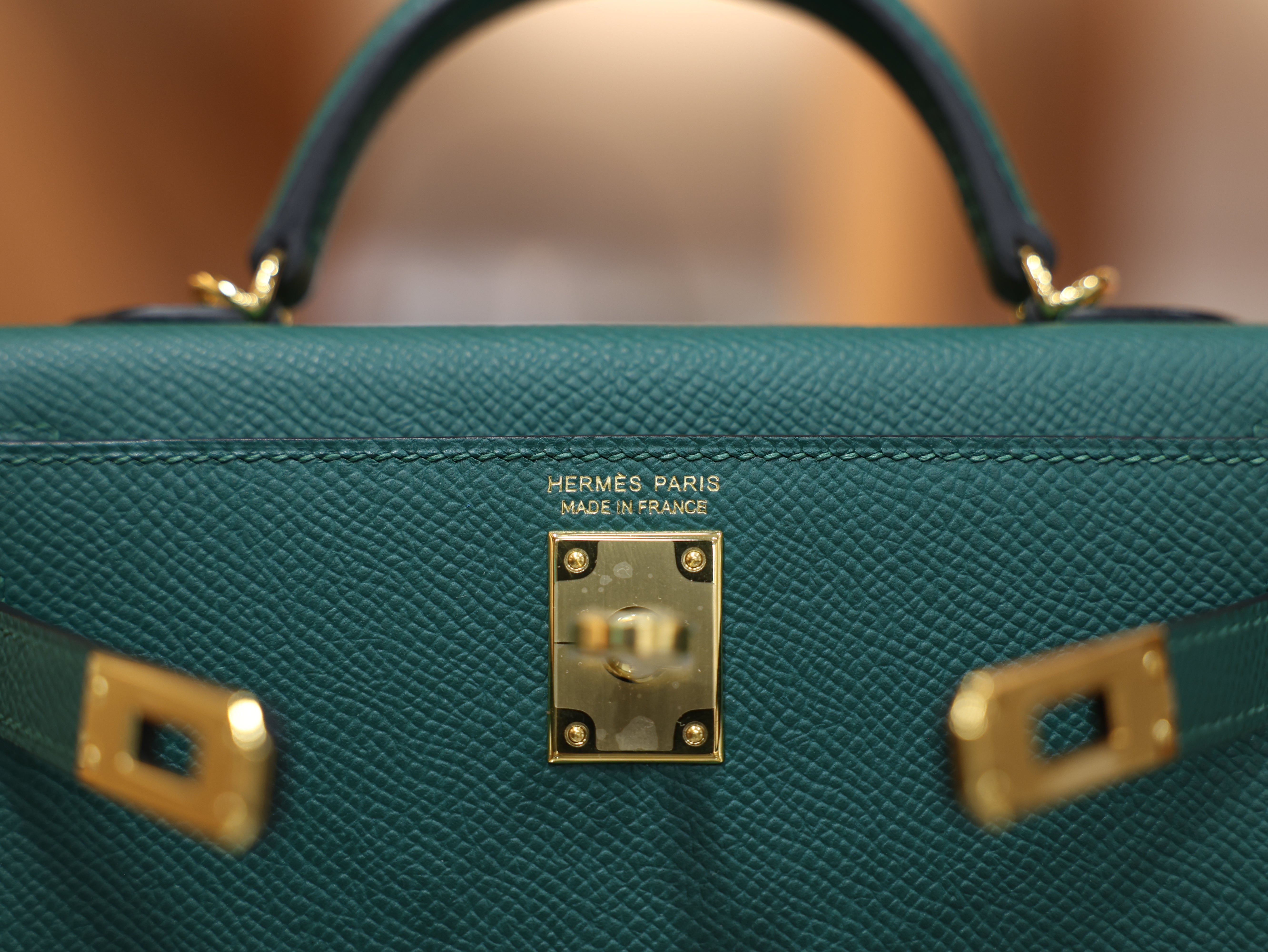 Kelly mini 2 epsom malachite GHW