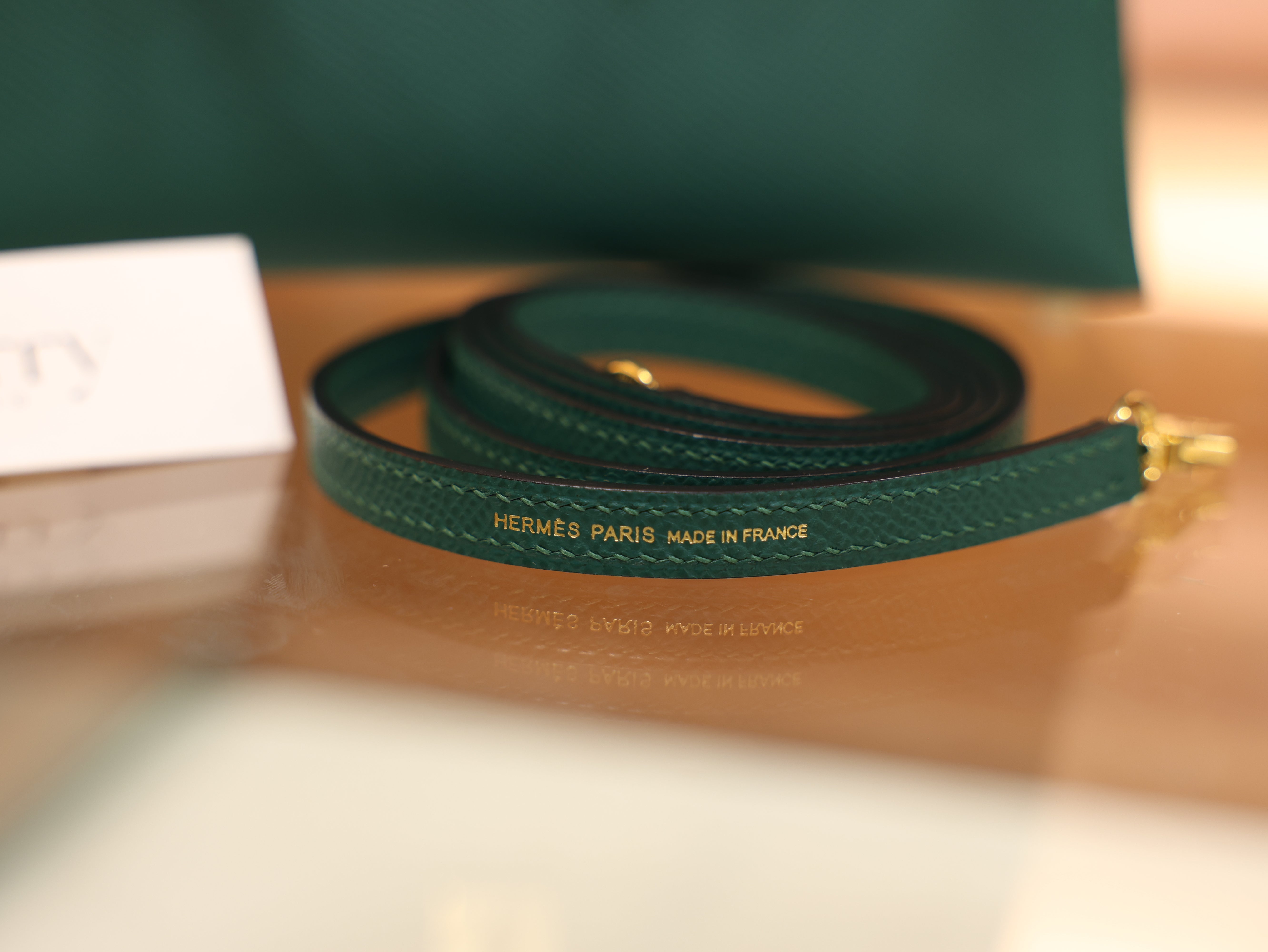 Kelly mini 2 epsom malachite GHW