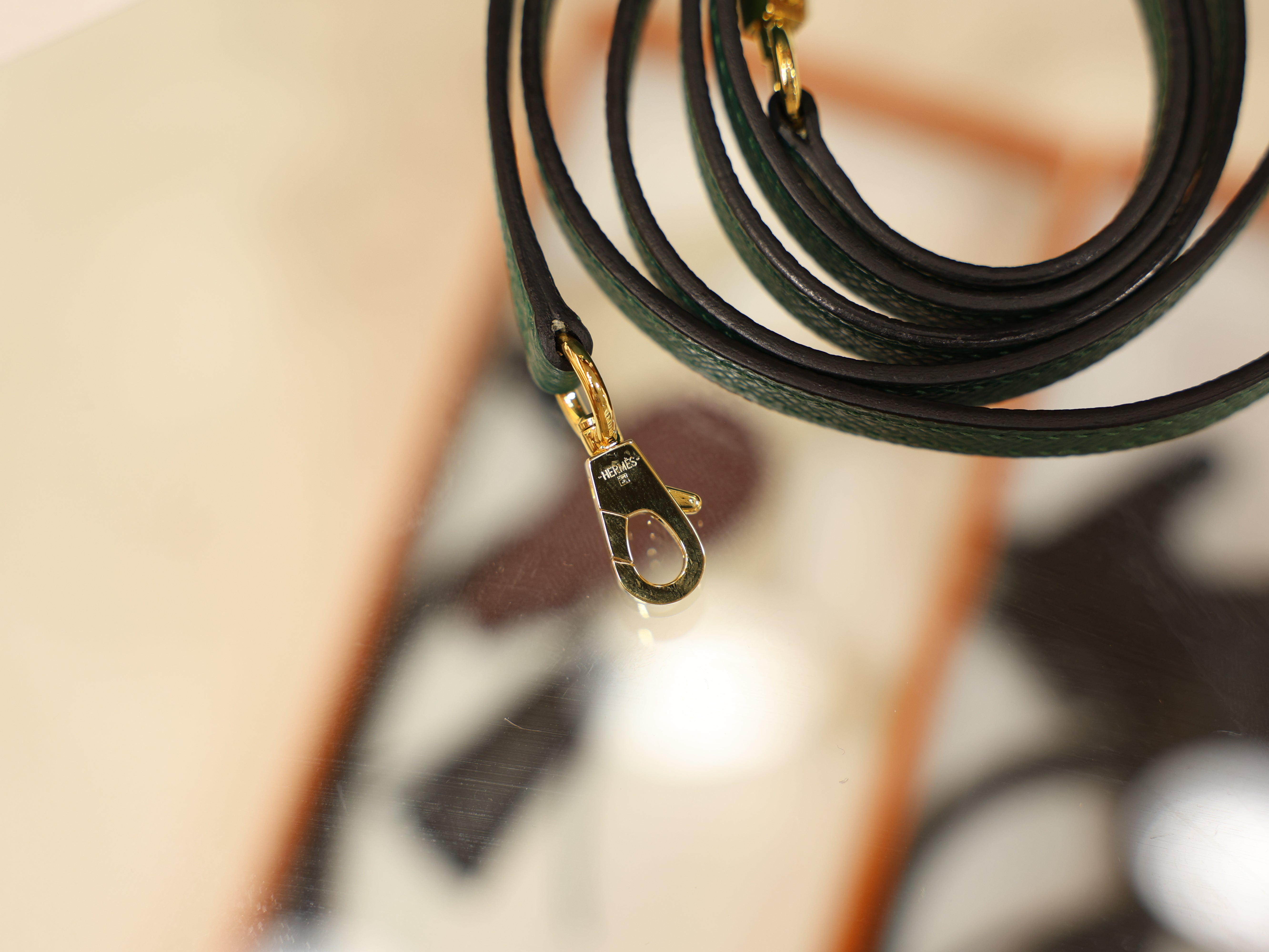 Kelly mini 2 epsom malachite GHW