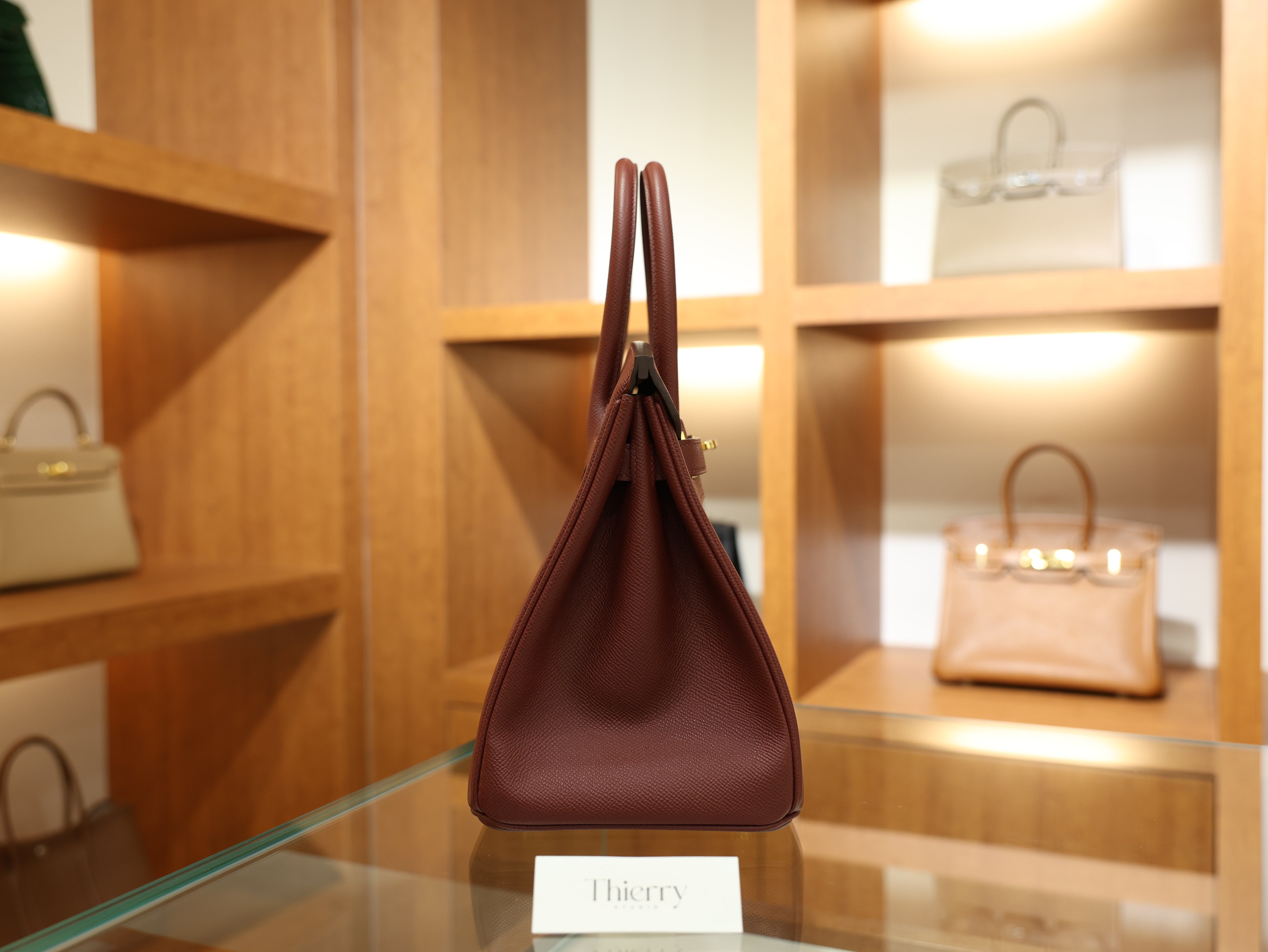 Birkin 30 epsom retourne rouge H GHW
