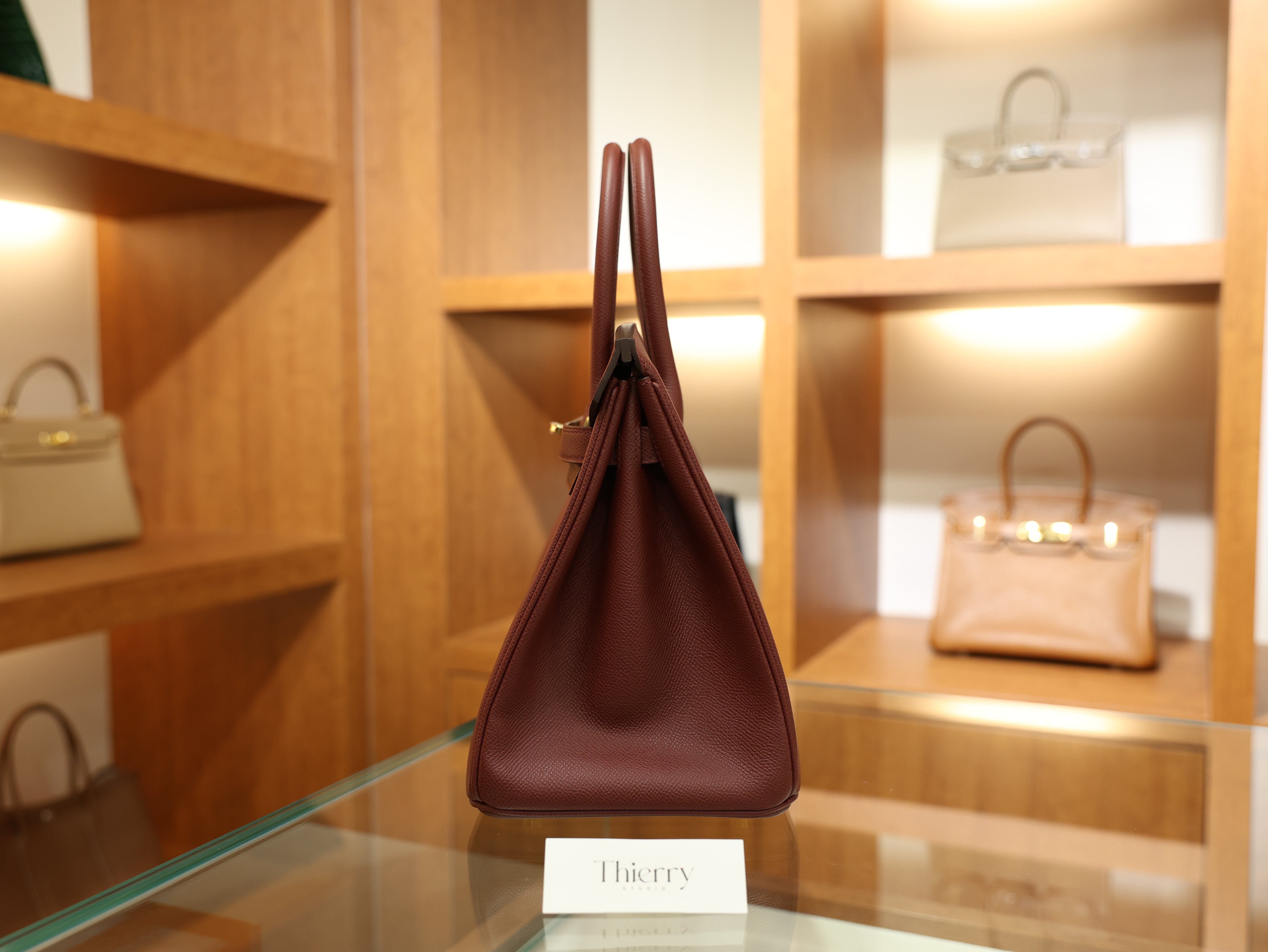 Birkin 30 epsom retourne rouge H GHW