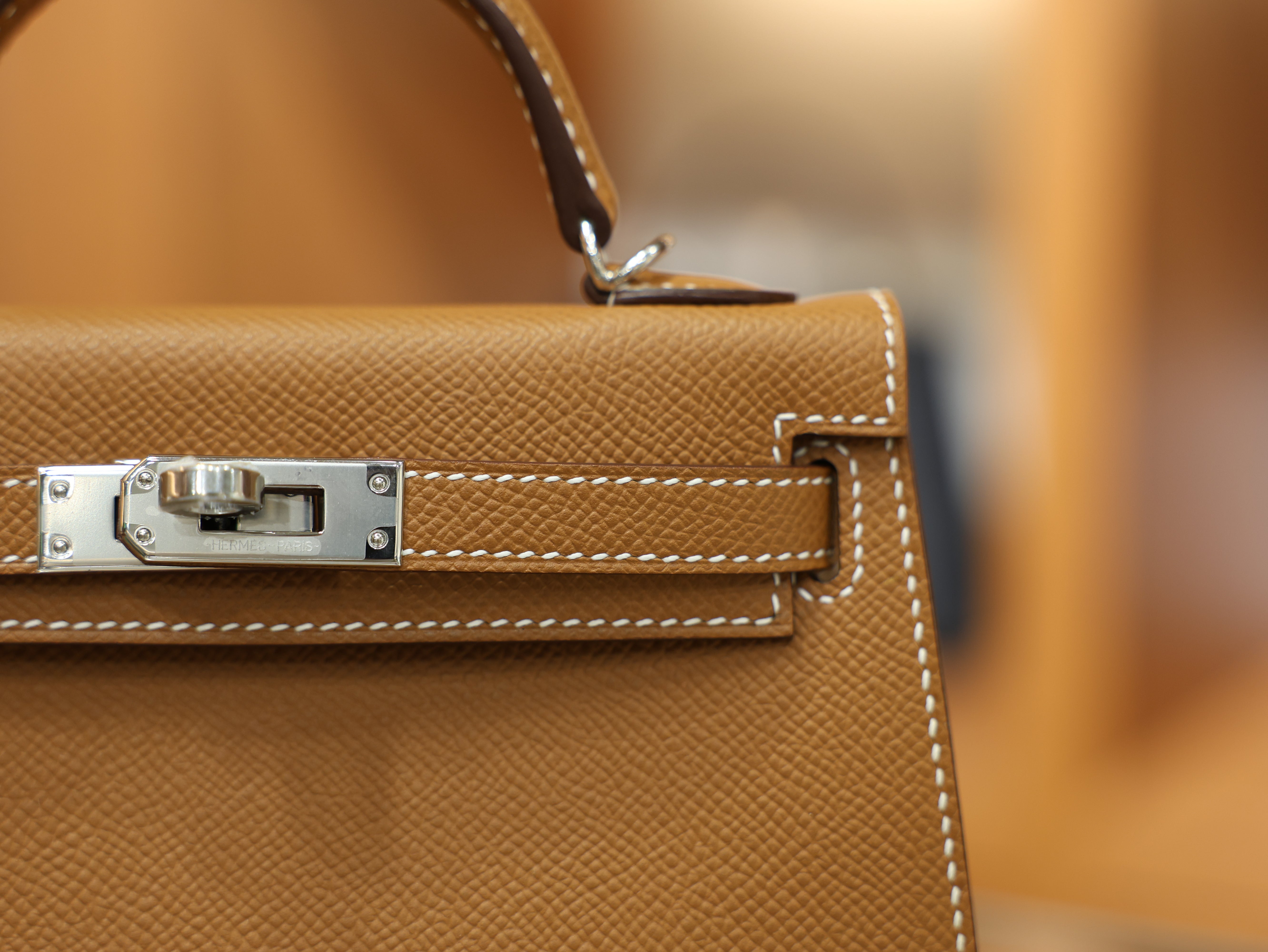 Kelly mini 2 epsom gold PHW