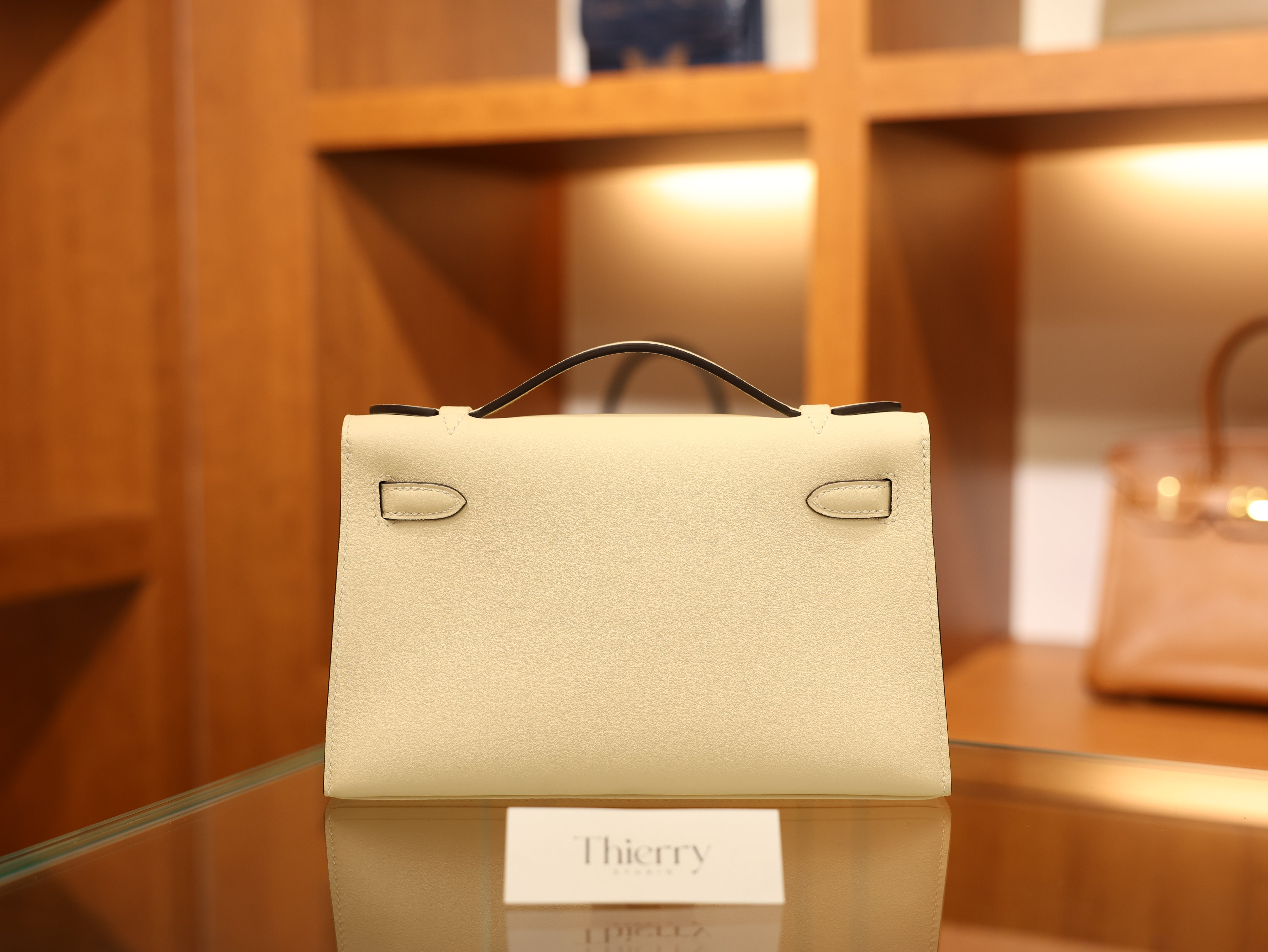 Kelly pochette swift nata GHW
