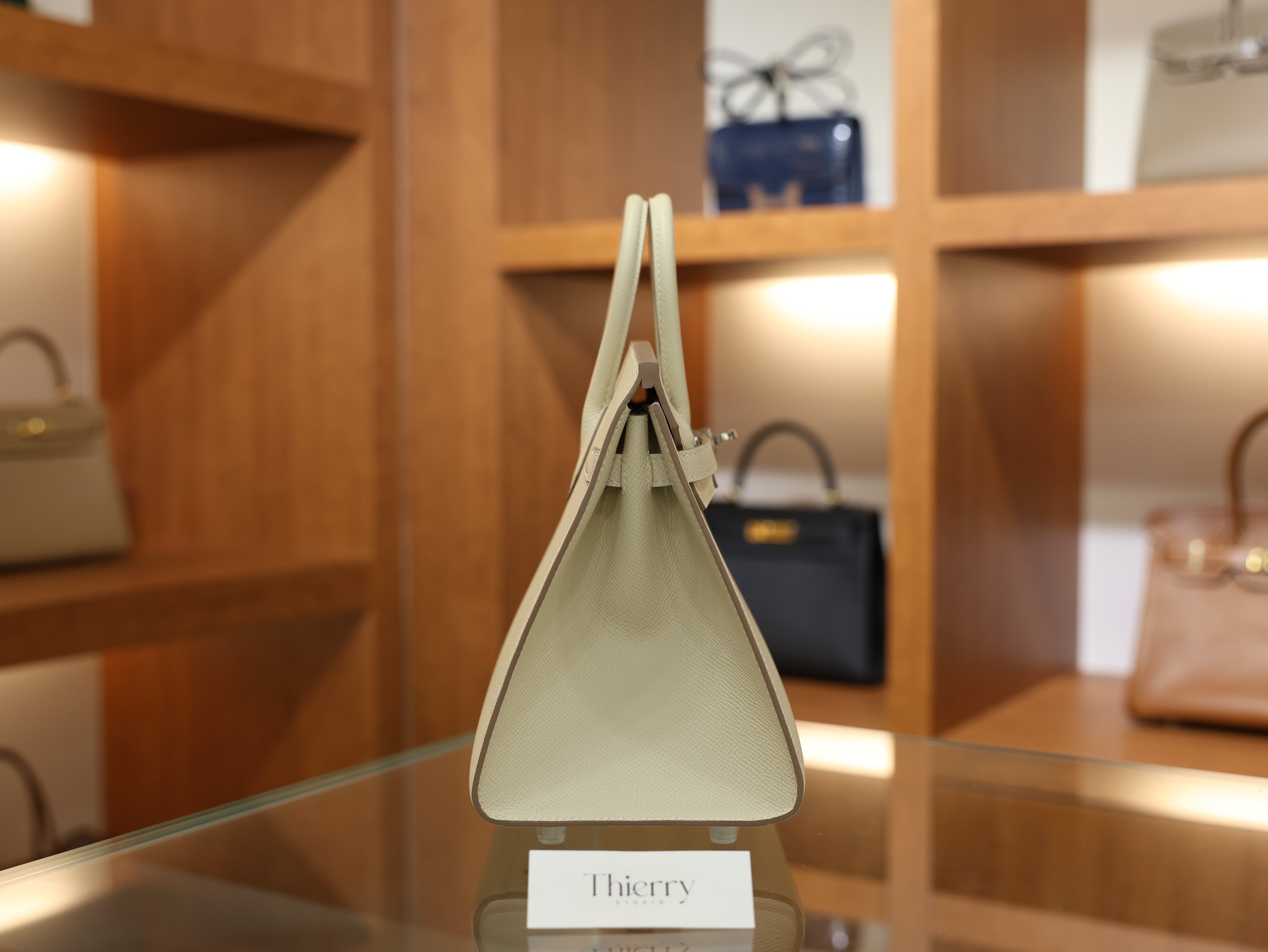 Birkin 25 epsom sellier craie PHW