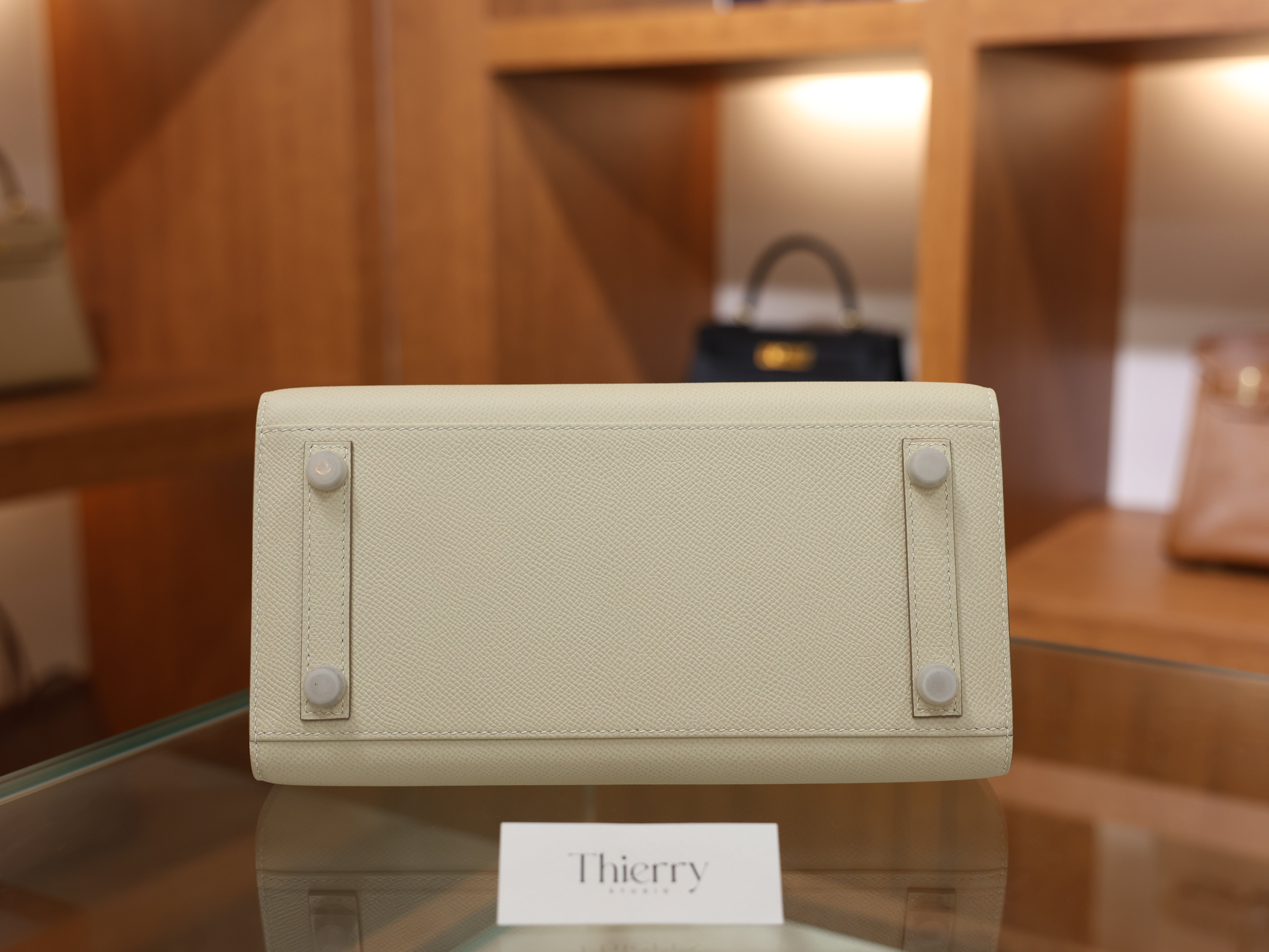 Birkin 25 epsom sellier craie PHW