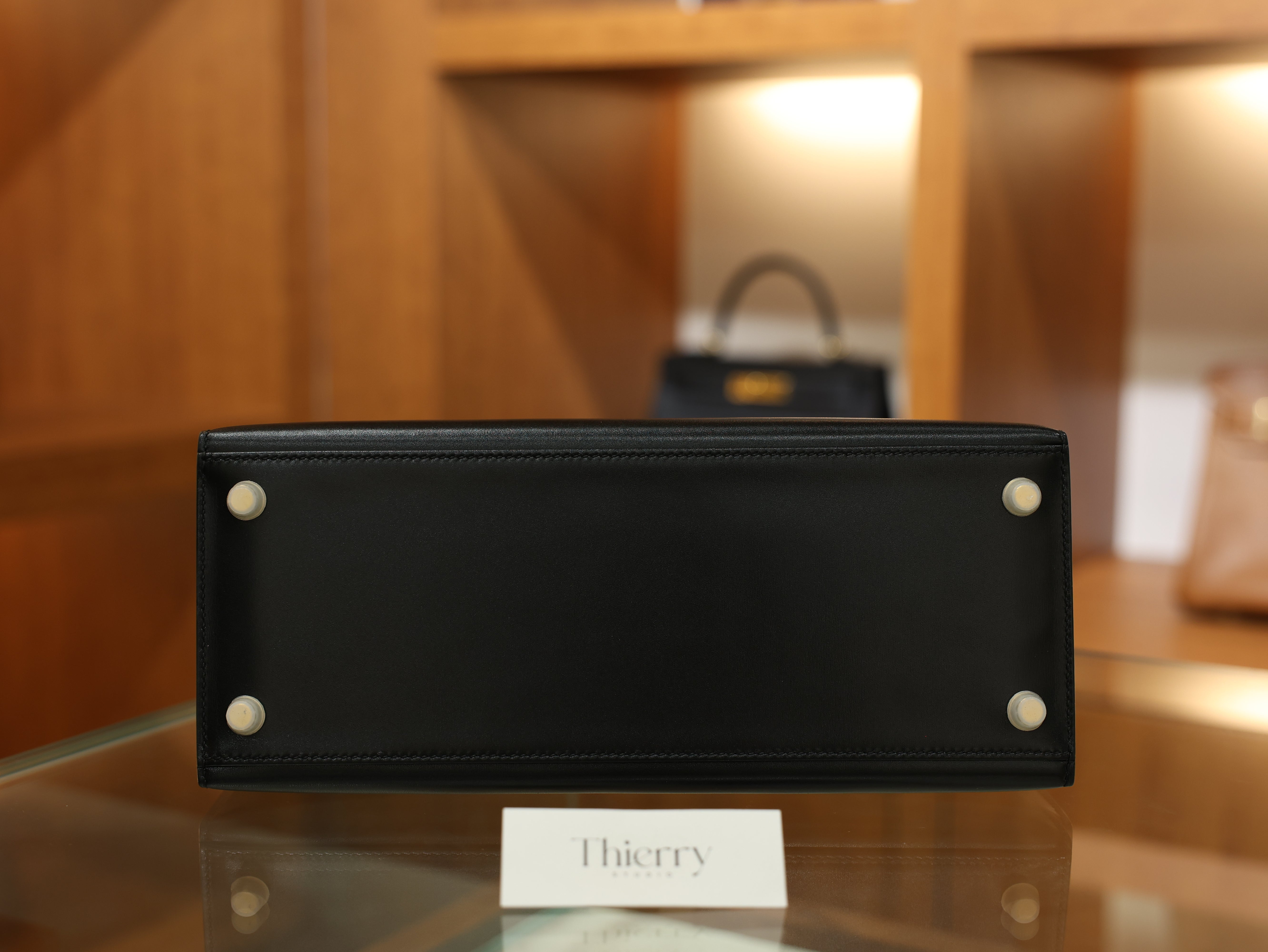 Kelly 28 box sellier black GHW