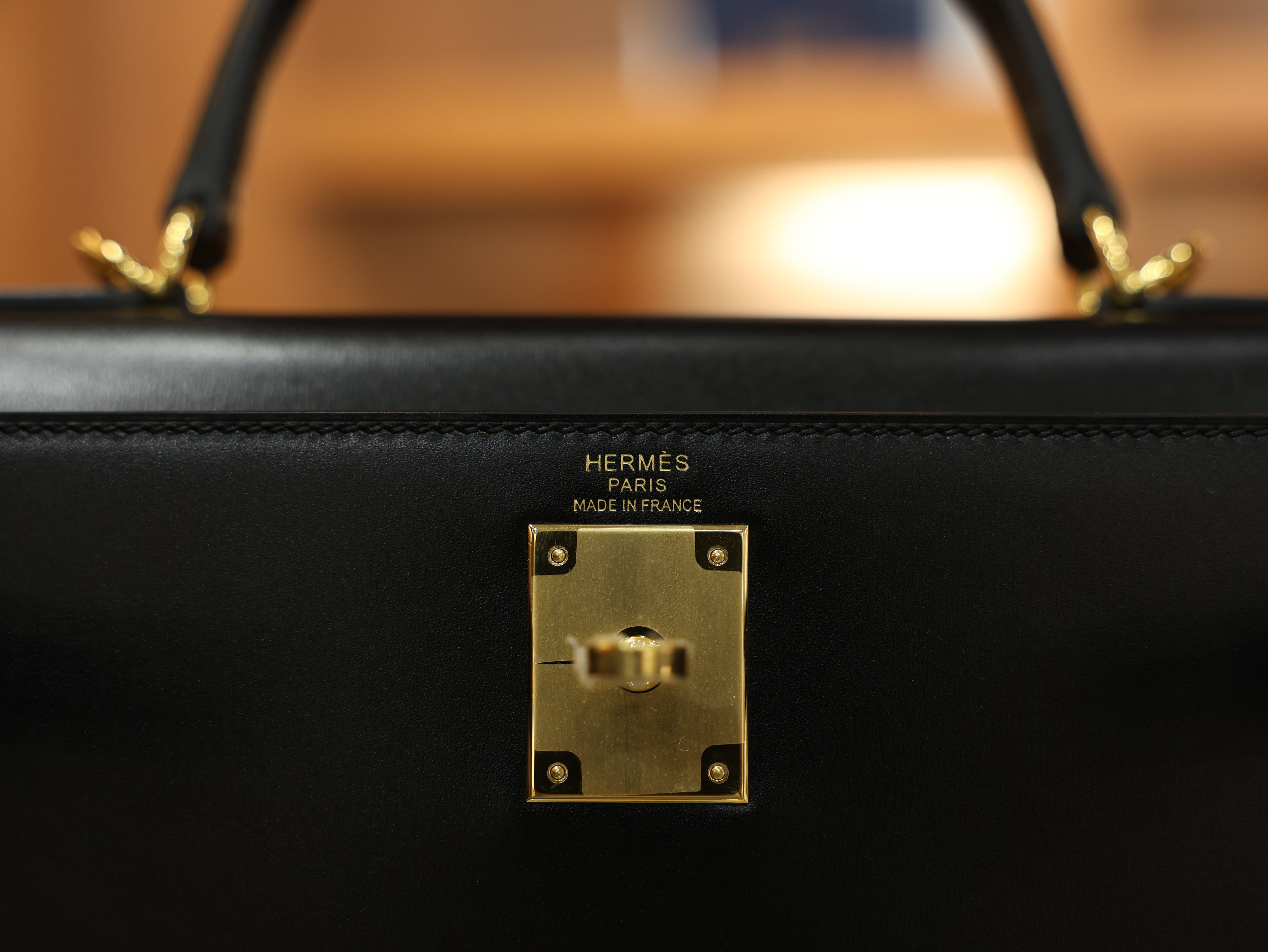 Kelly 28 box sellier black GHW