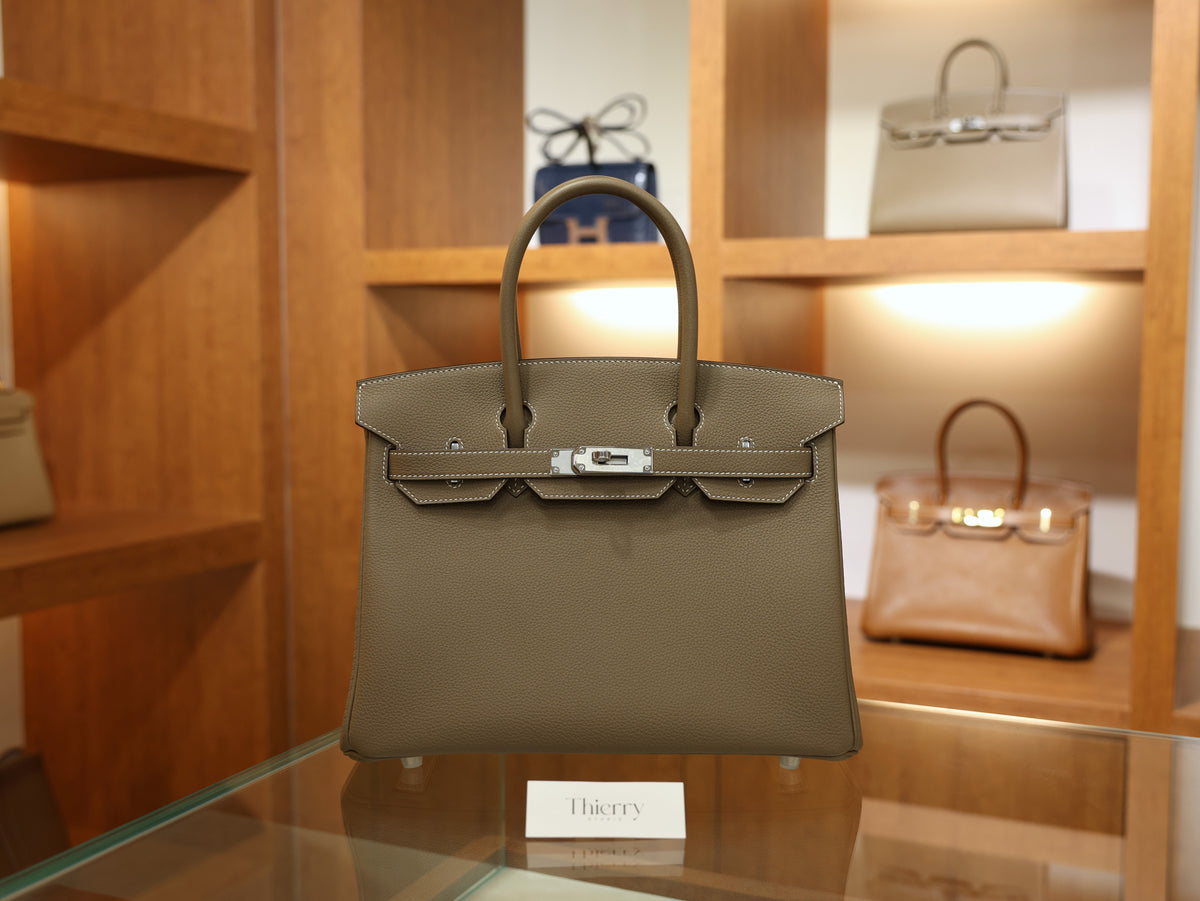 Birkin 30 togo etoupe PHW