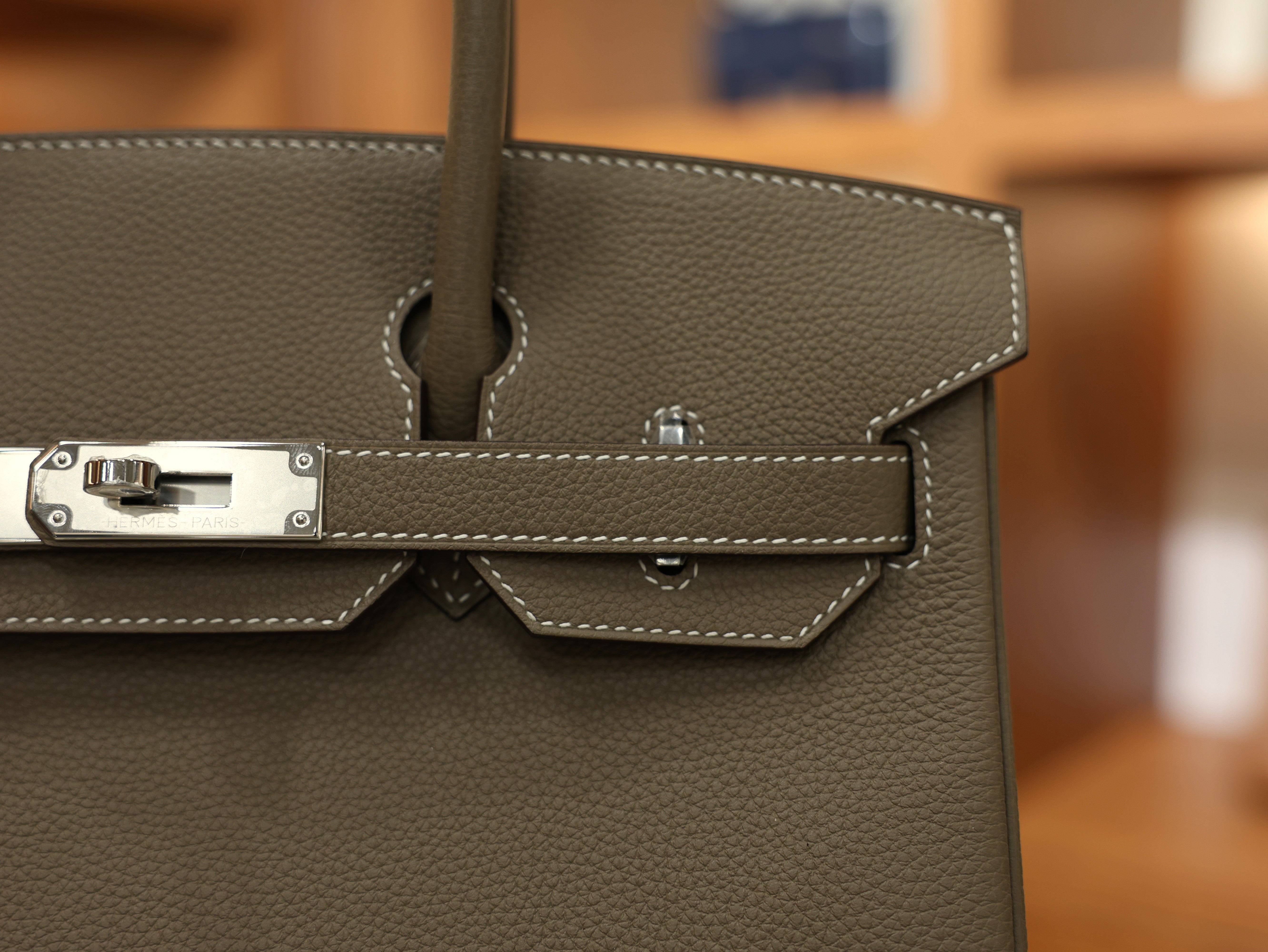 Birkin 30 togo etoupe PHW