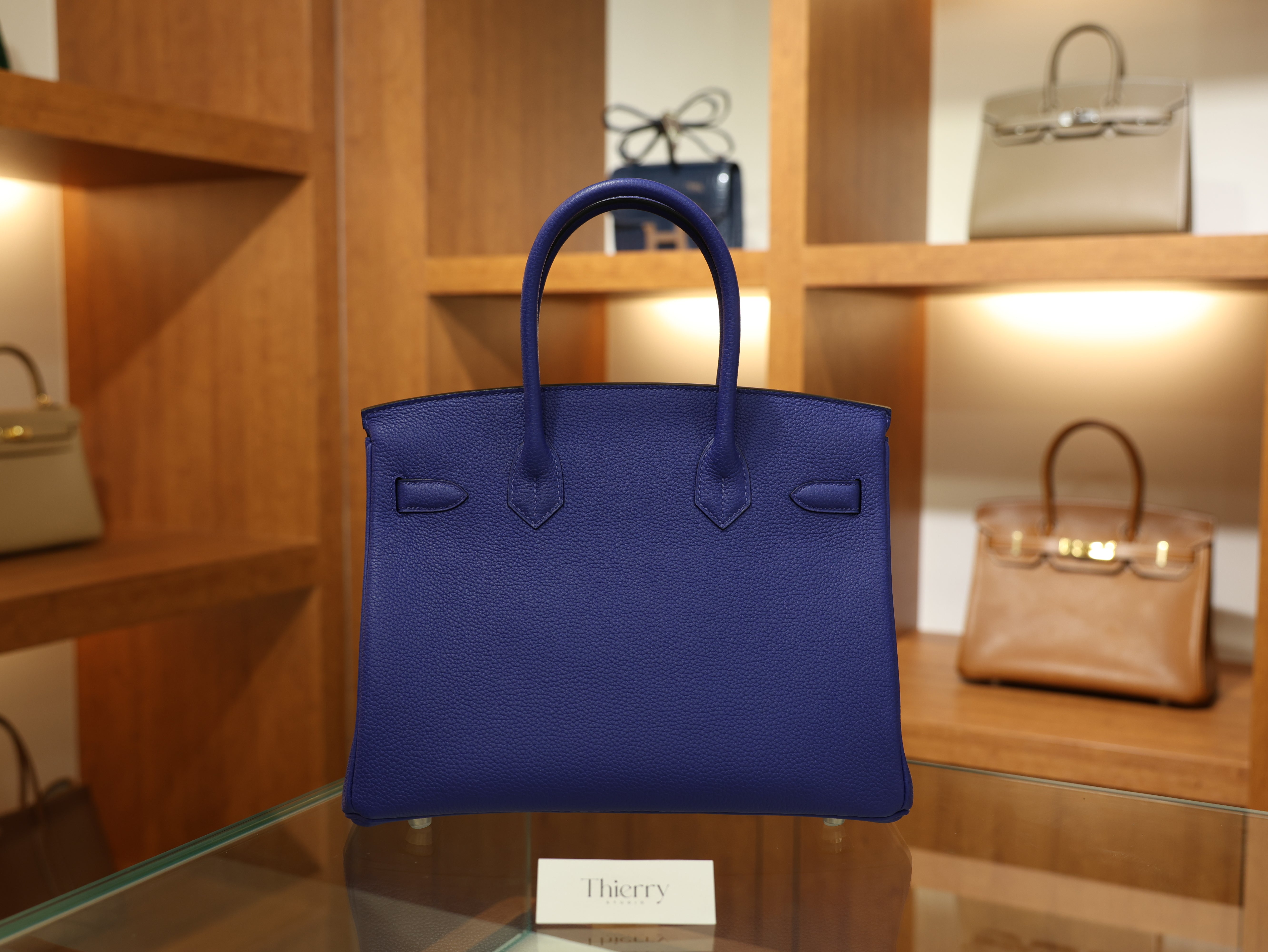 Birkin 30 togo blue electric PHW