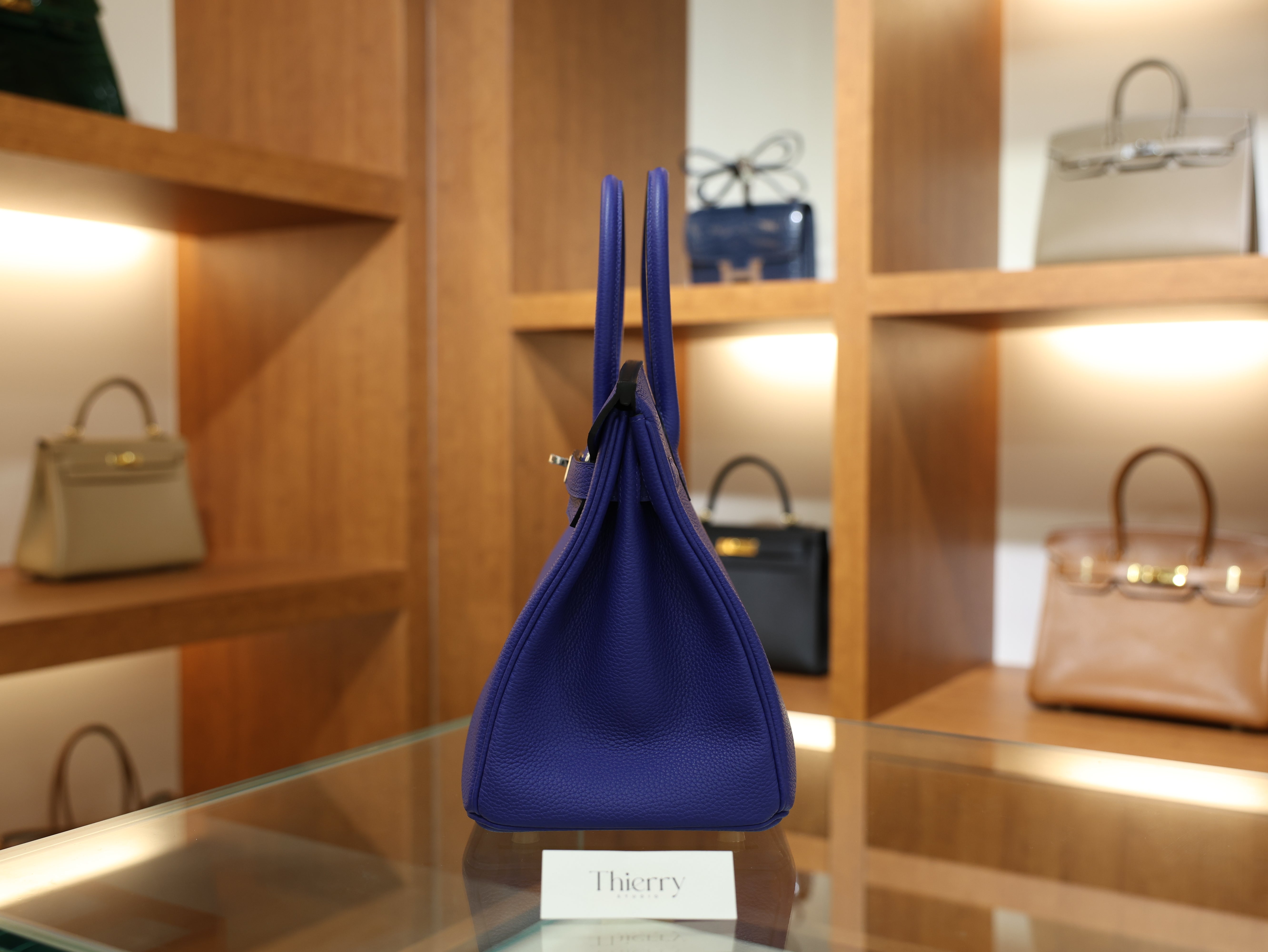 Birkin 30 togo blue electric PHW