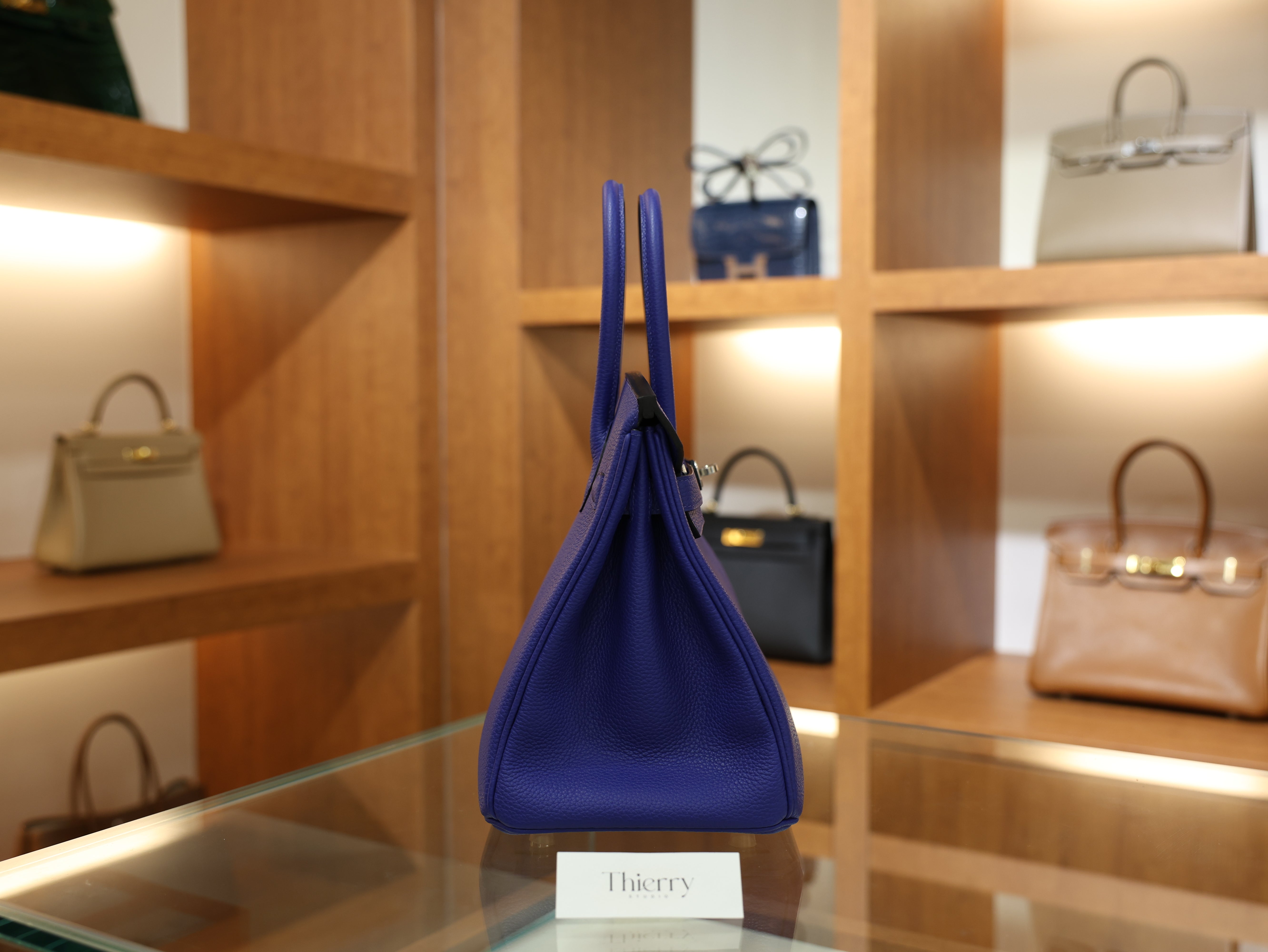 Birkin 30 togo blue electric PHW
