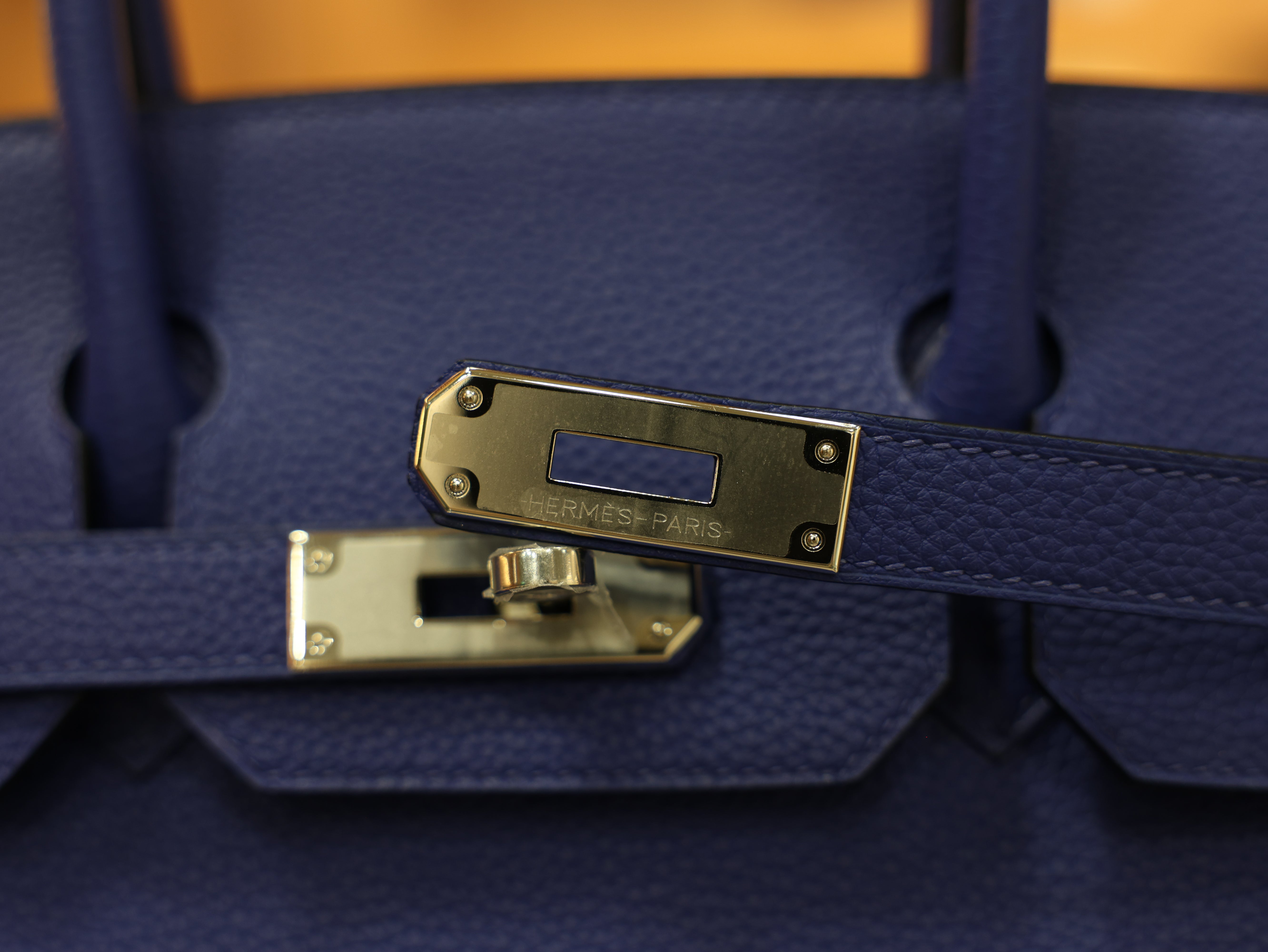 Birkin 30 togo blue electric PHW