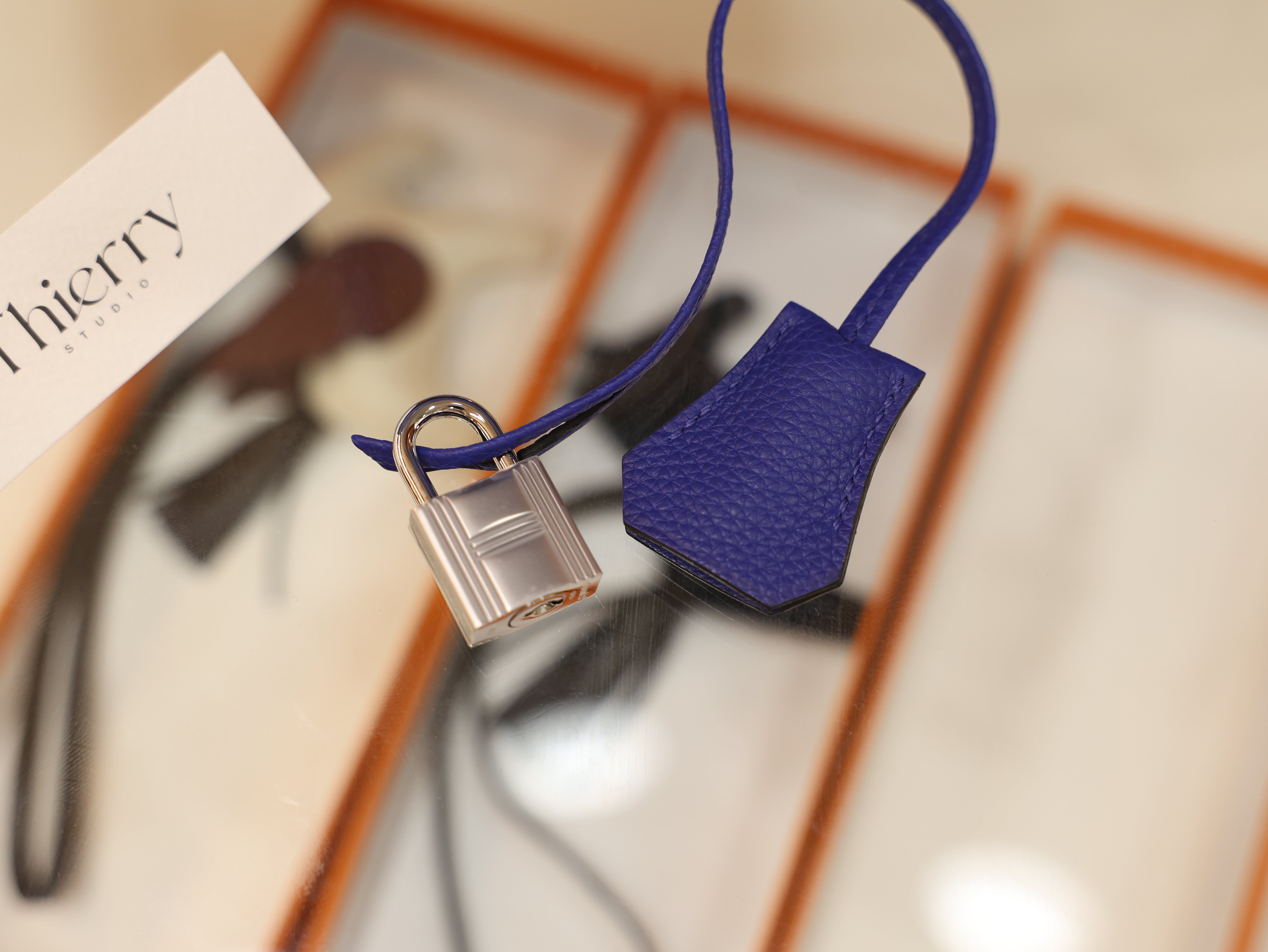 Birkin 30 togo blue electric PHW
