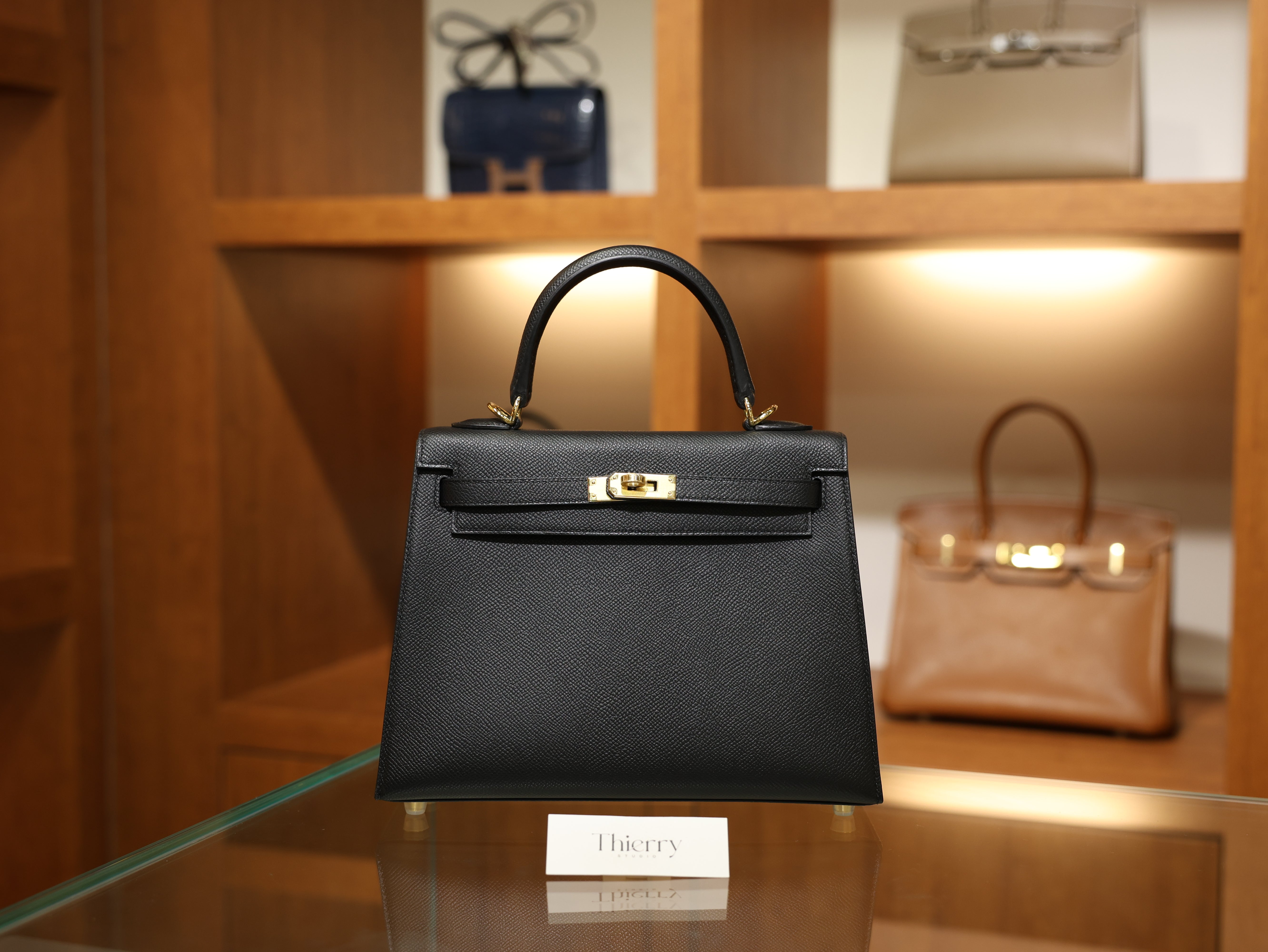 Kelly 25 epsom black GHW