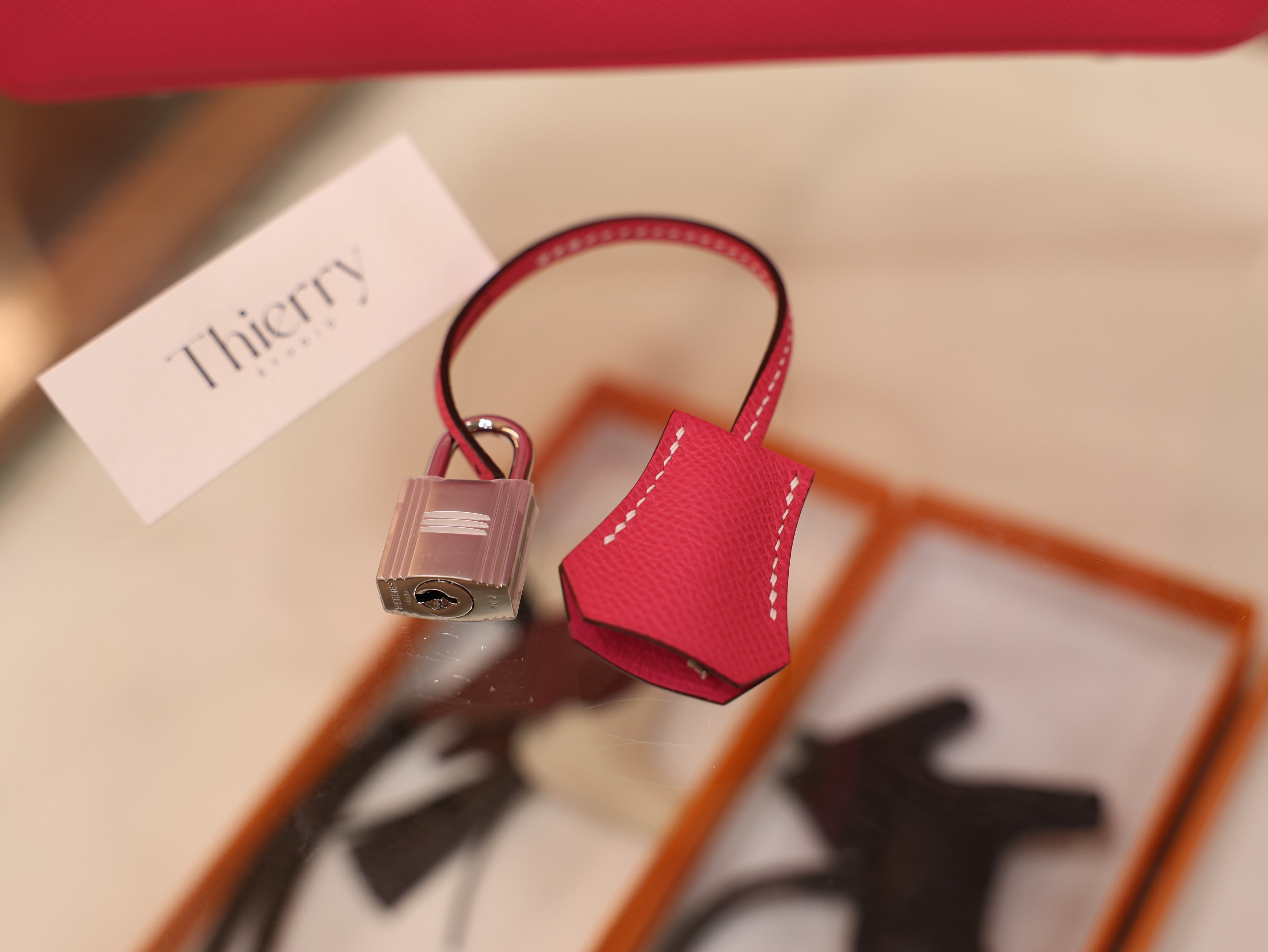 Birkin 25 epsom retourne rose tyrien PHW