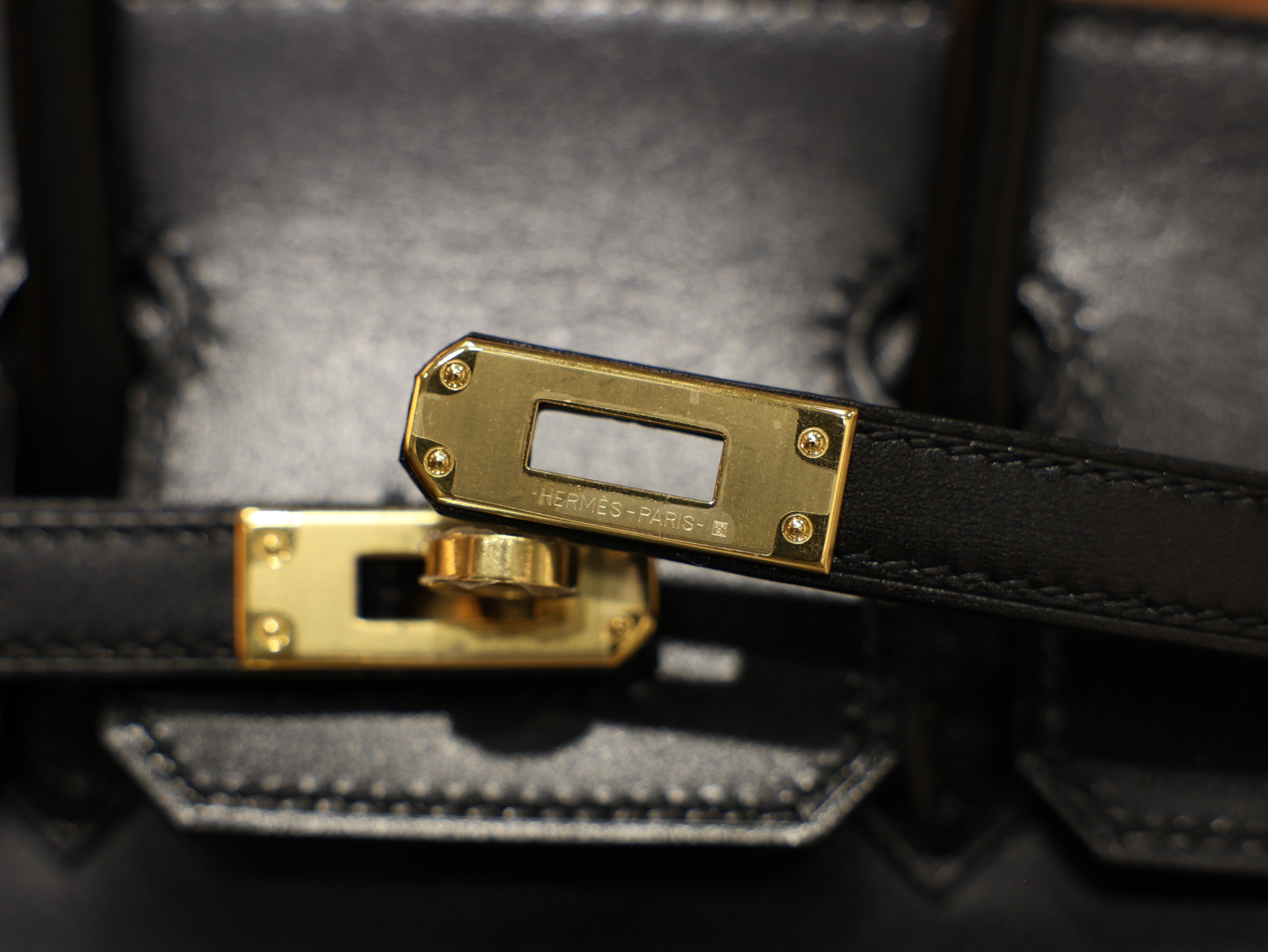 Birkin 25 box retourne black GHW