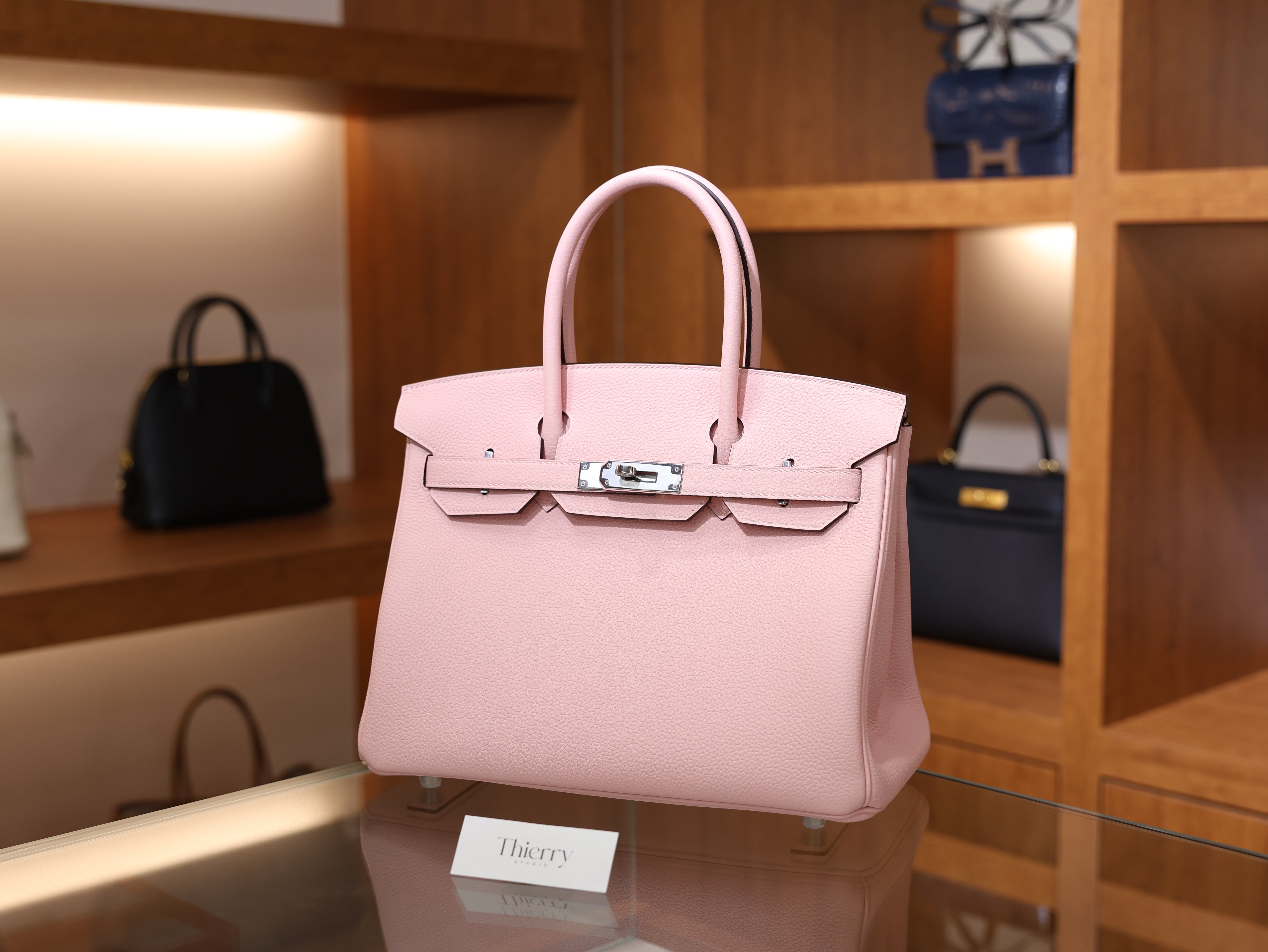 Birkin 30 togo rose sakura PHW