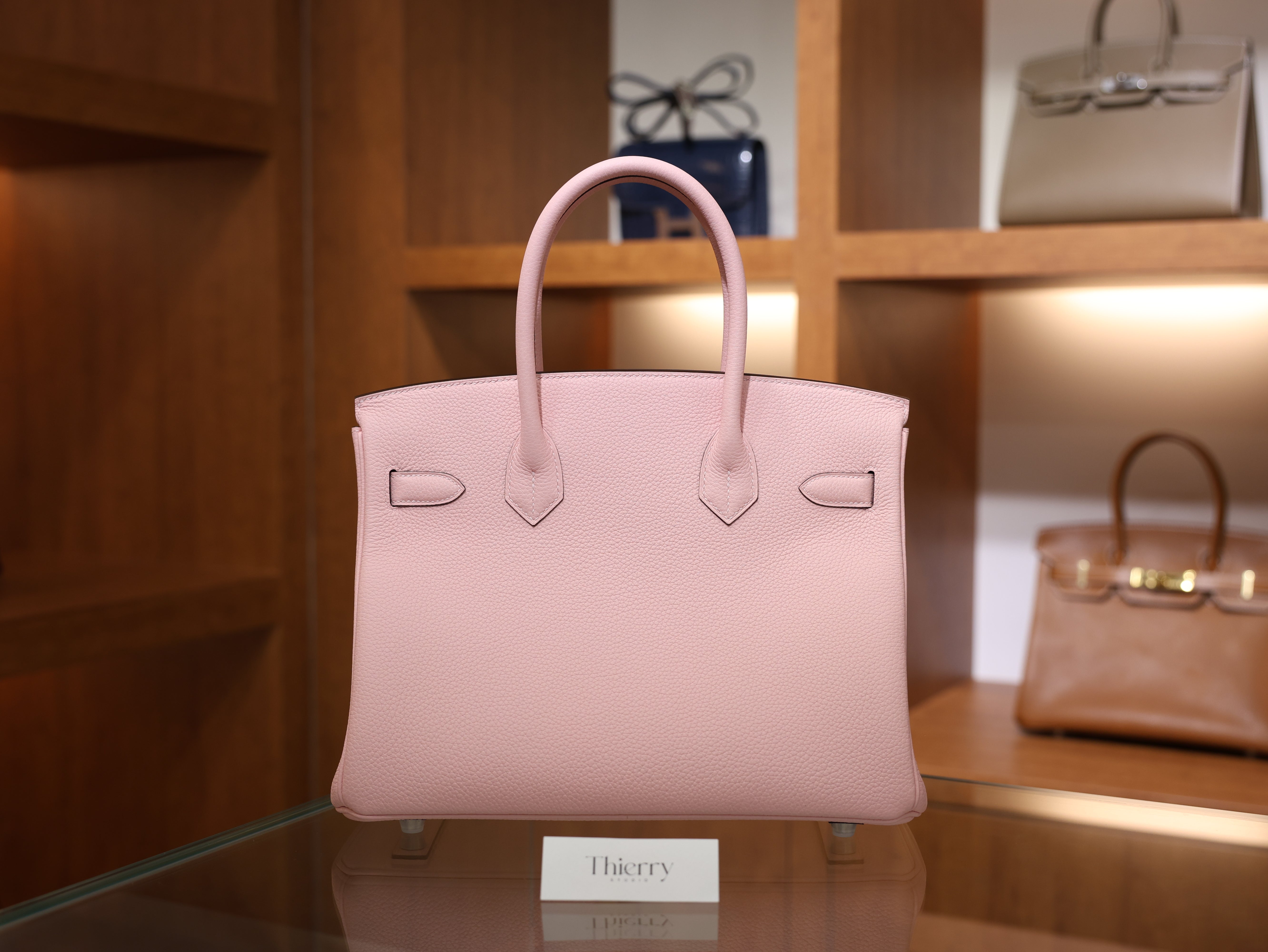 Birkin 30 togo rose sakura PHW