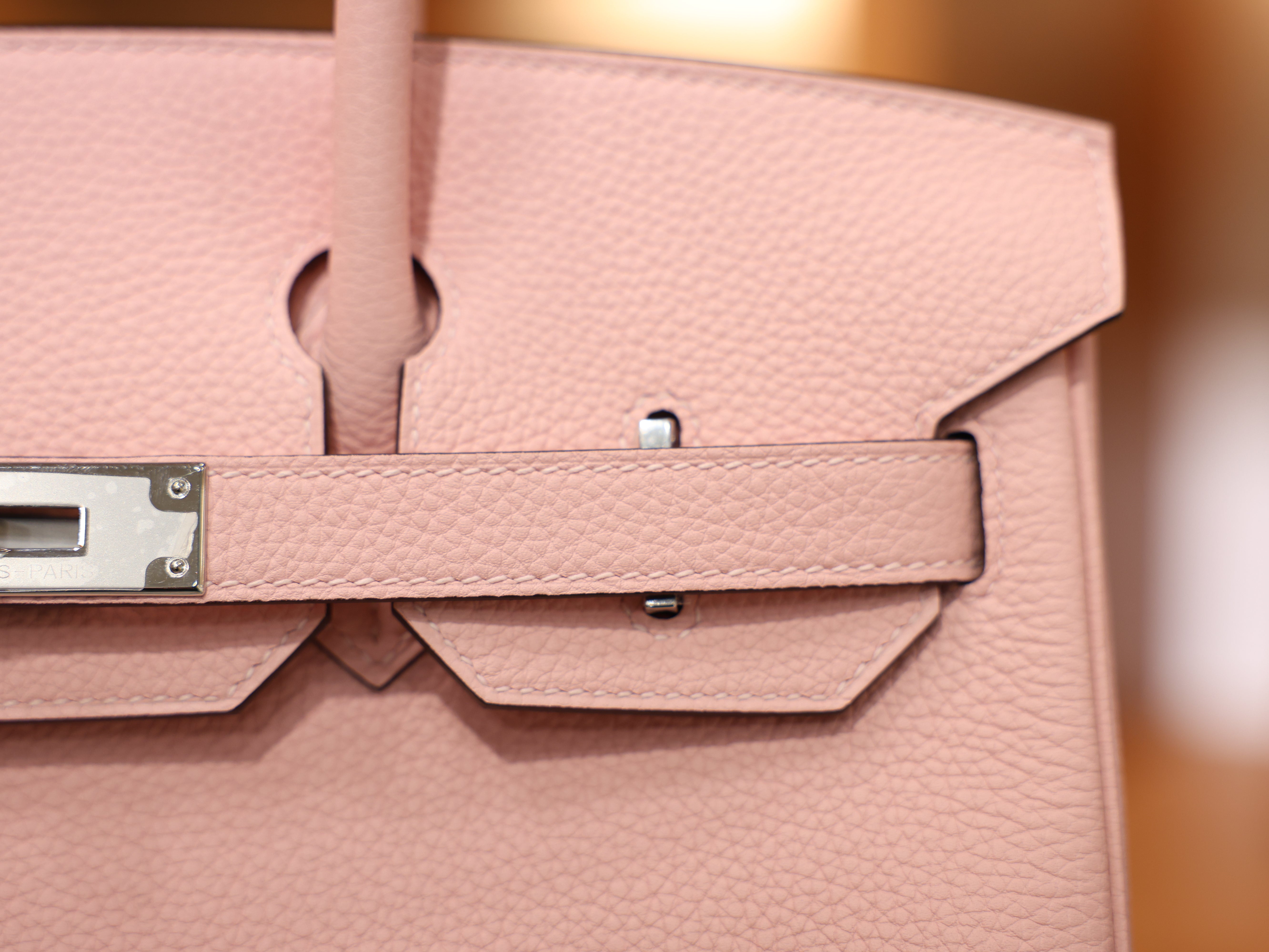 Birkin 30 togo rose sakura PHW