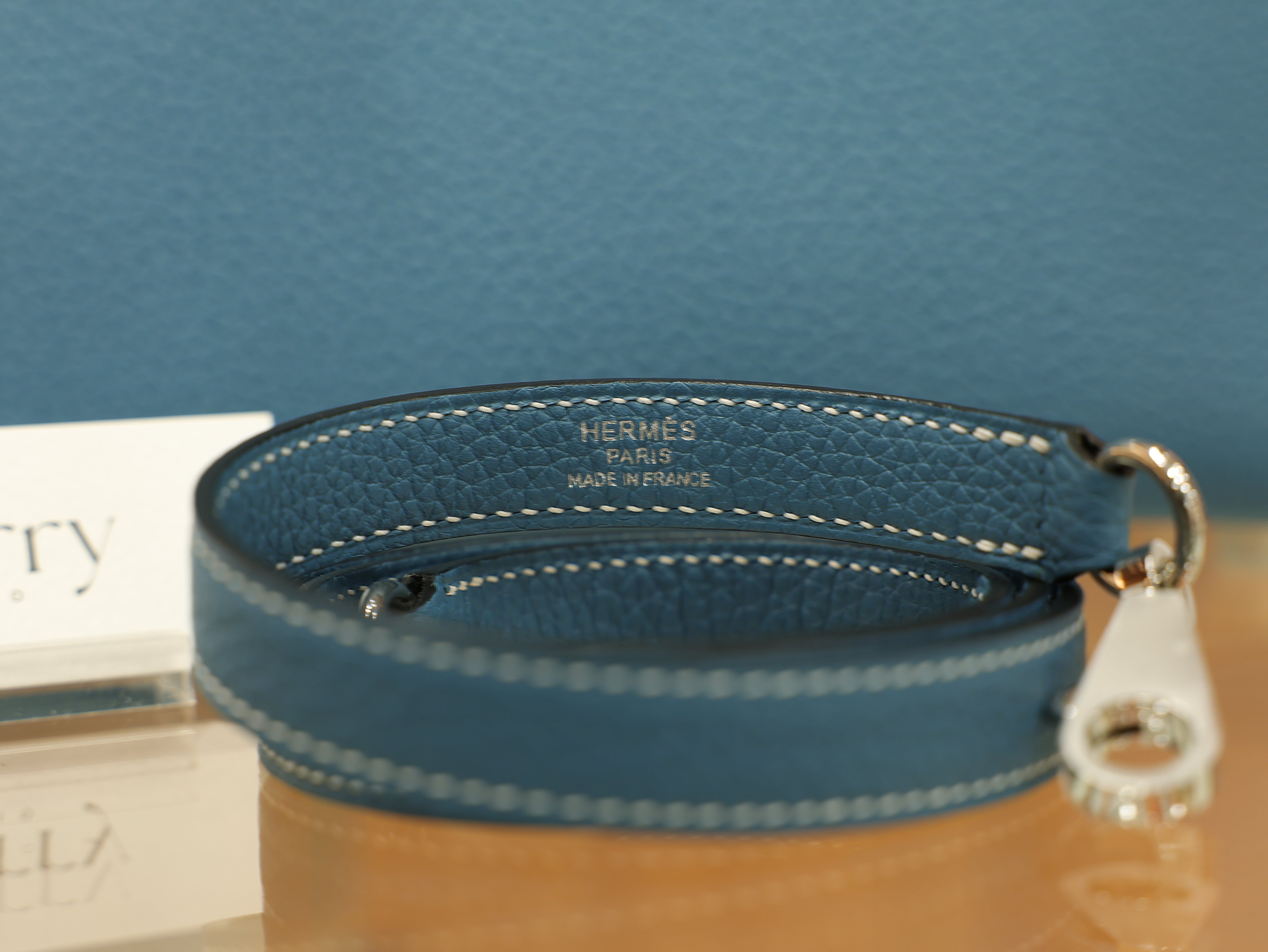 Kelly 28 togo blue jean PHW