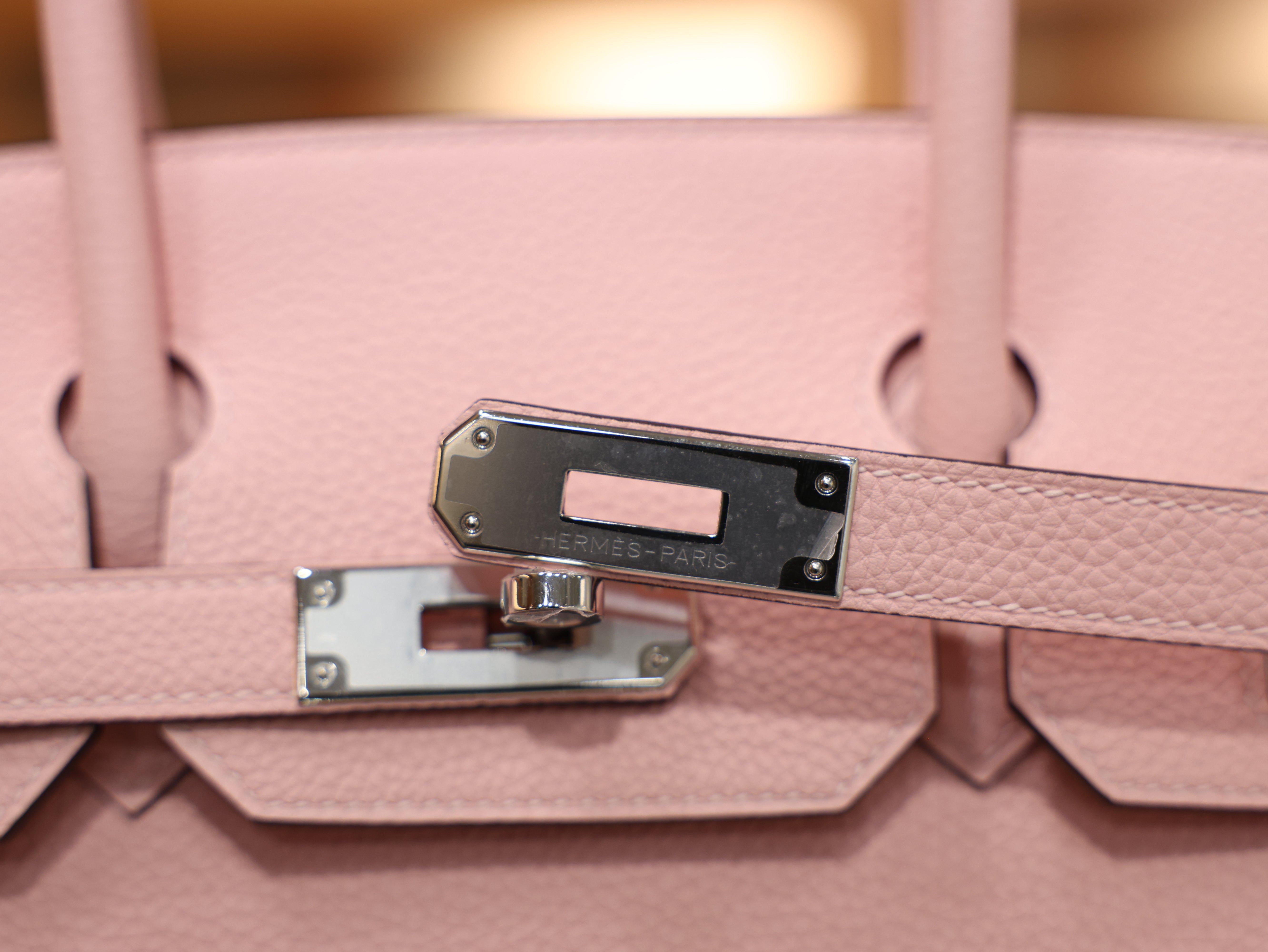 Birkin 30 togo rose sakura PHW