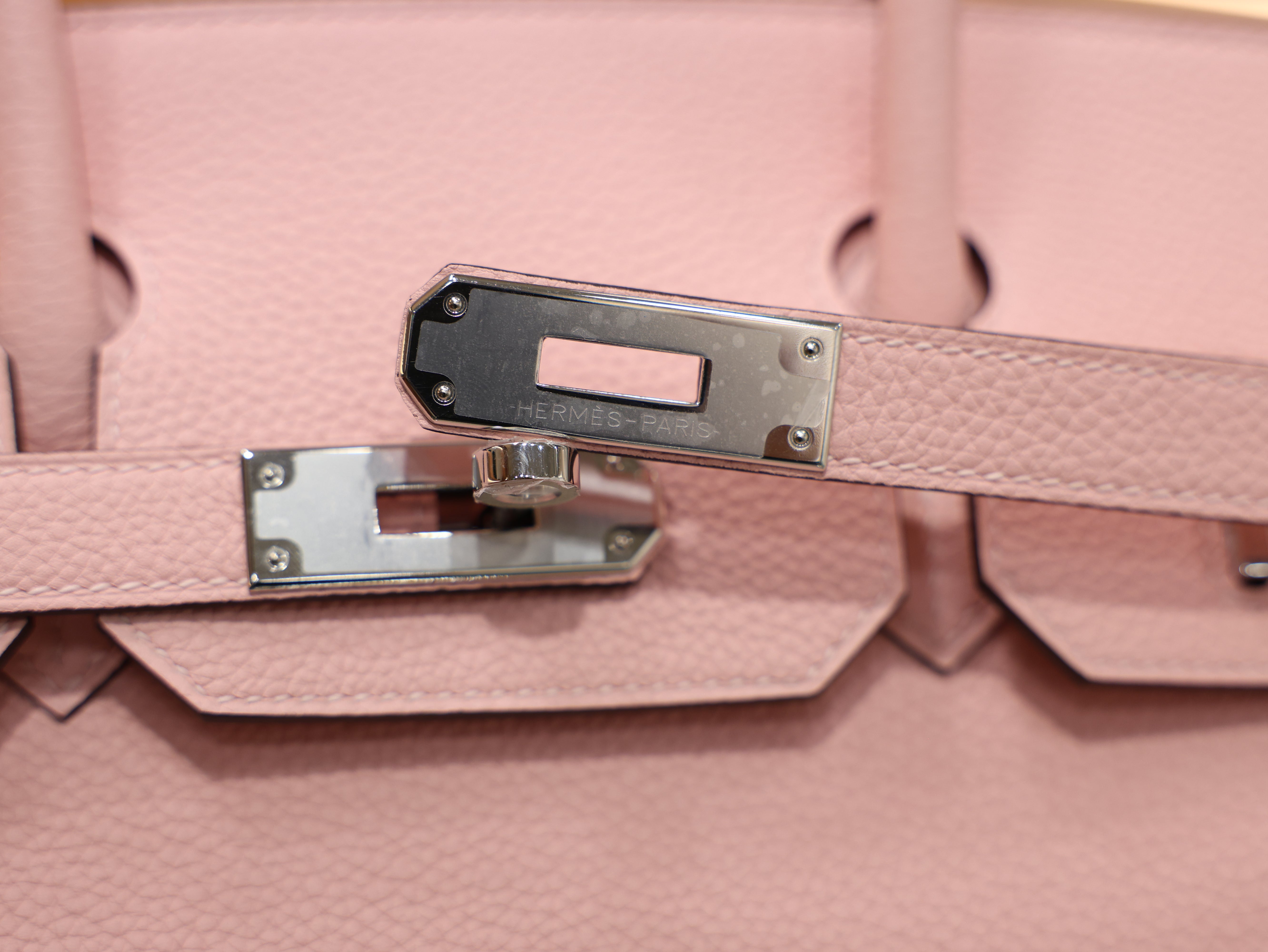 Birkin 30 togo rose sakura PHW