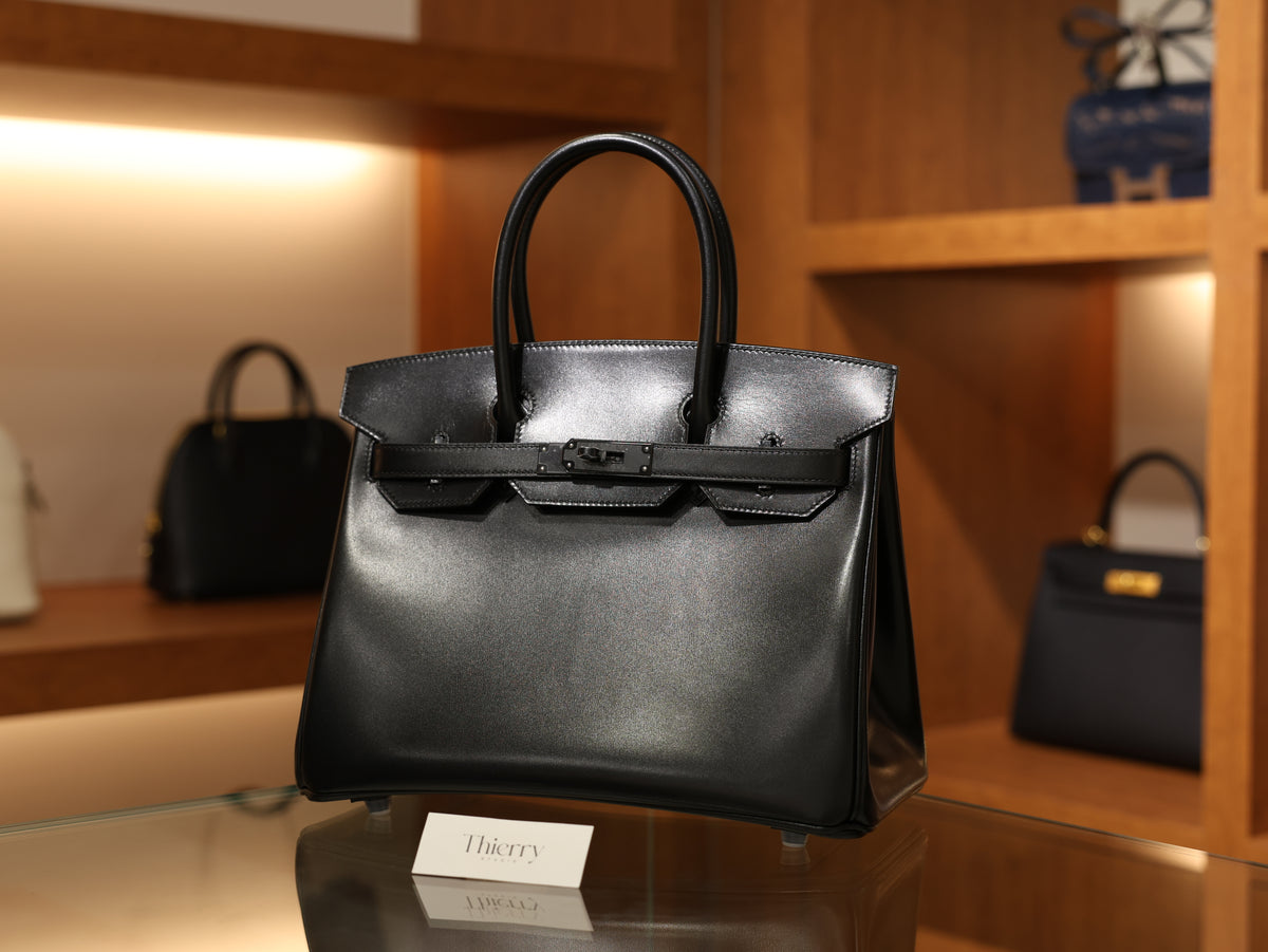 Birkin 30 retourne So black