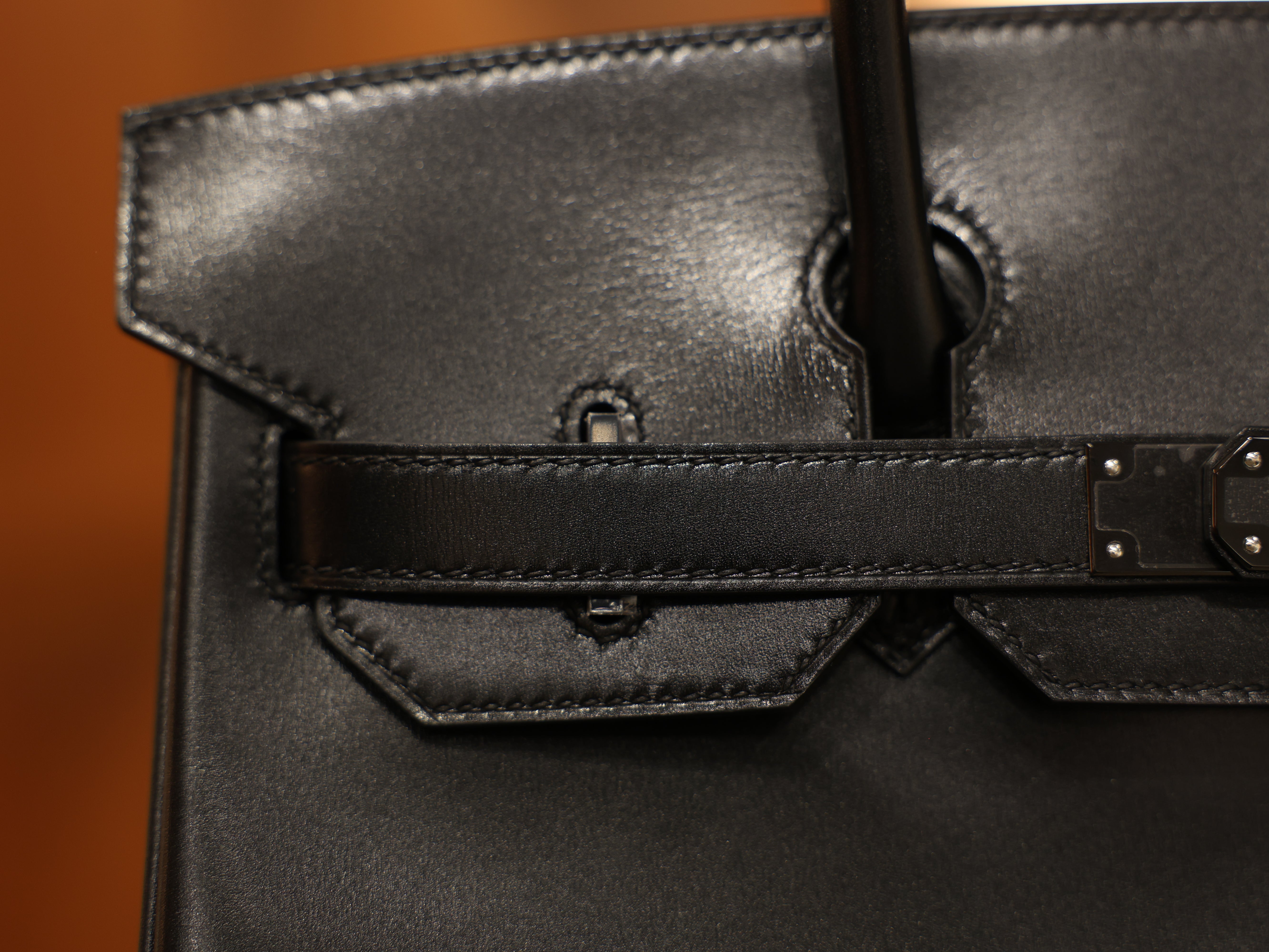 Birkin 30 retourne So black