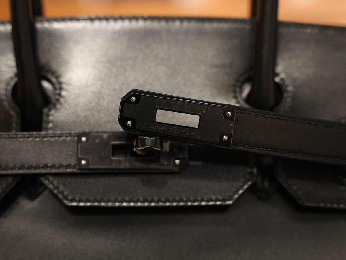 Birkin 30 retourne So black