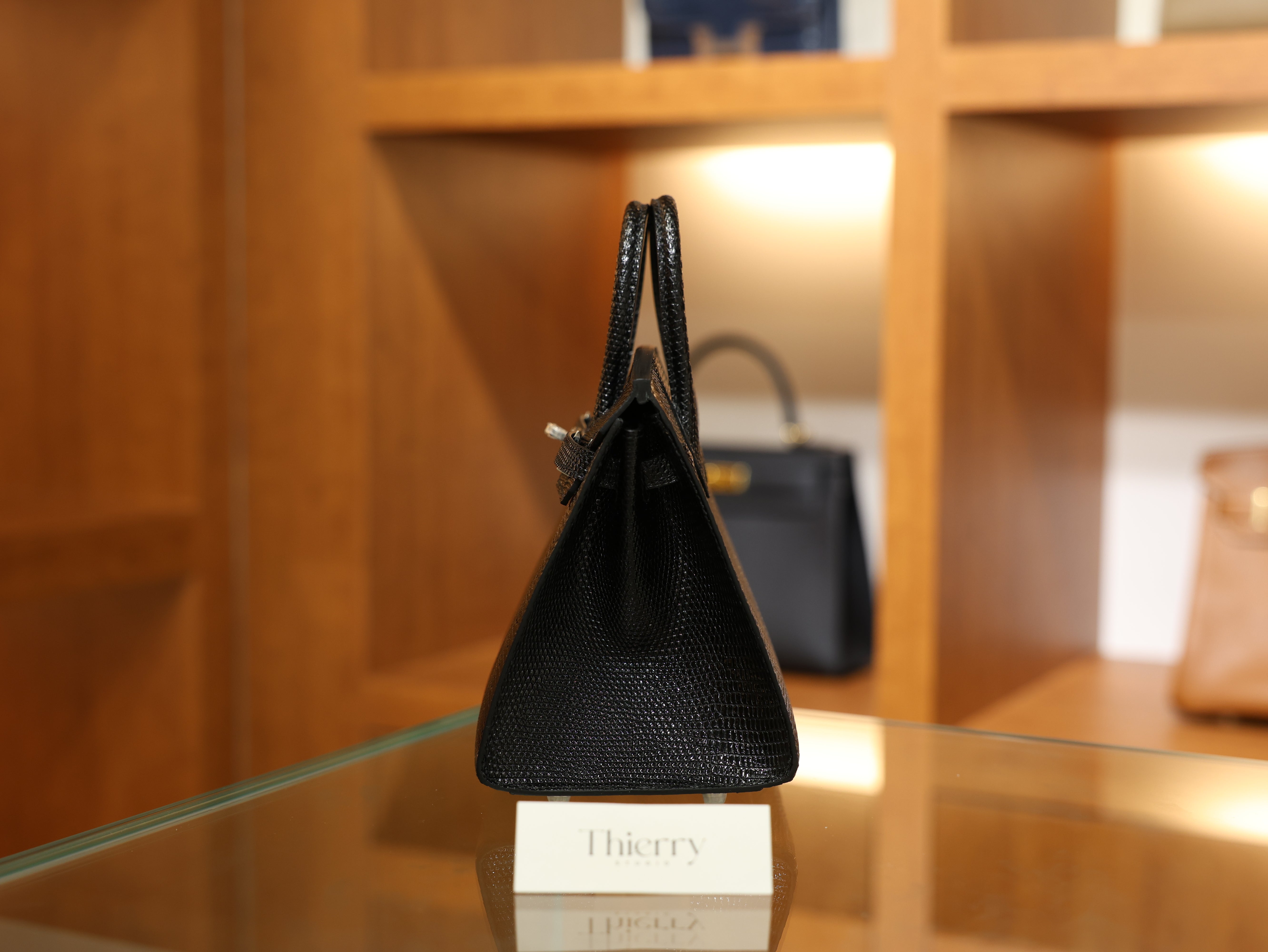 Birkin 20 lizard black PHW
