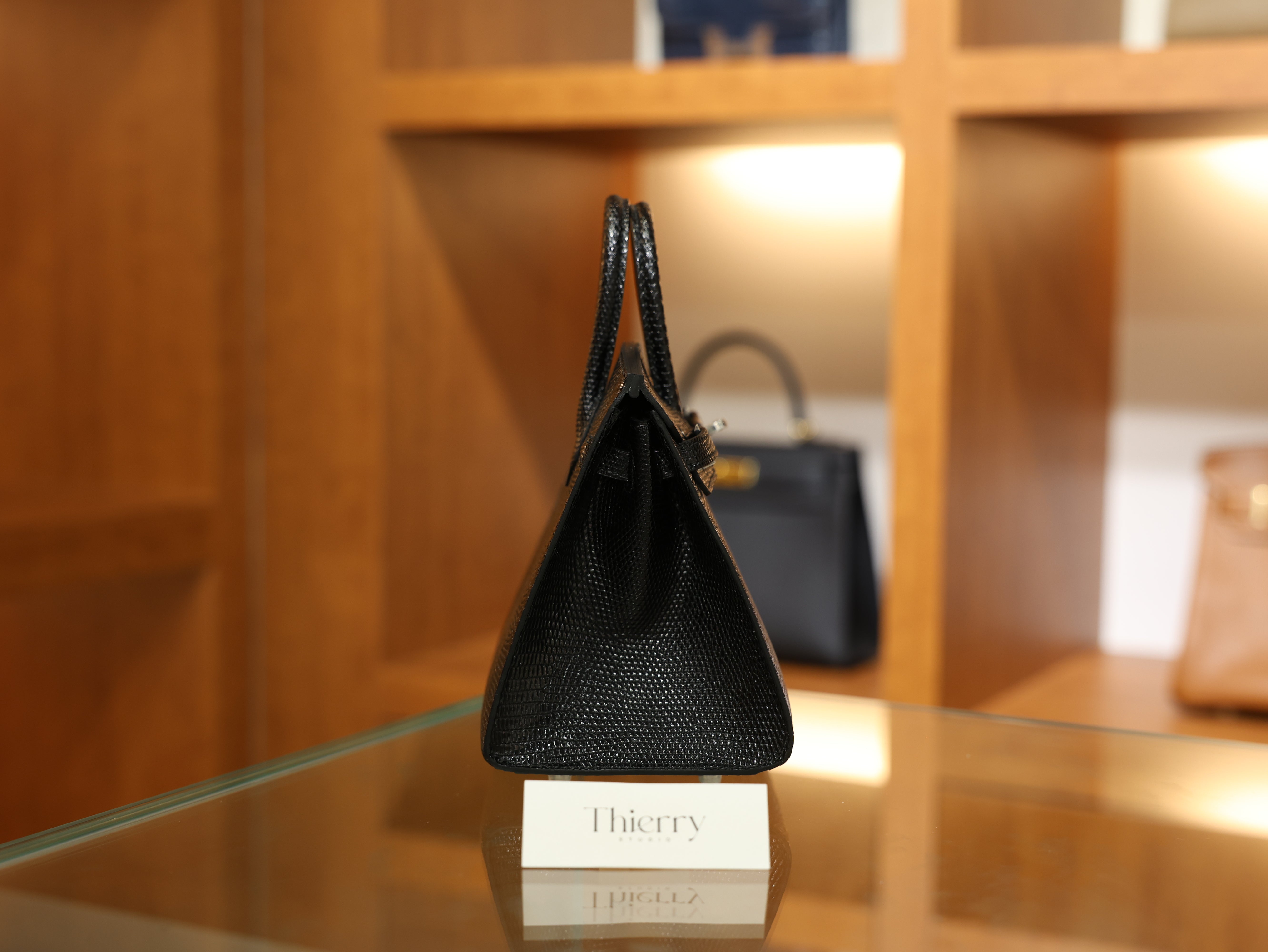 Birkin 20 lizard black PHW