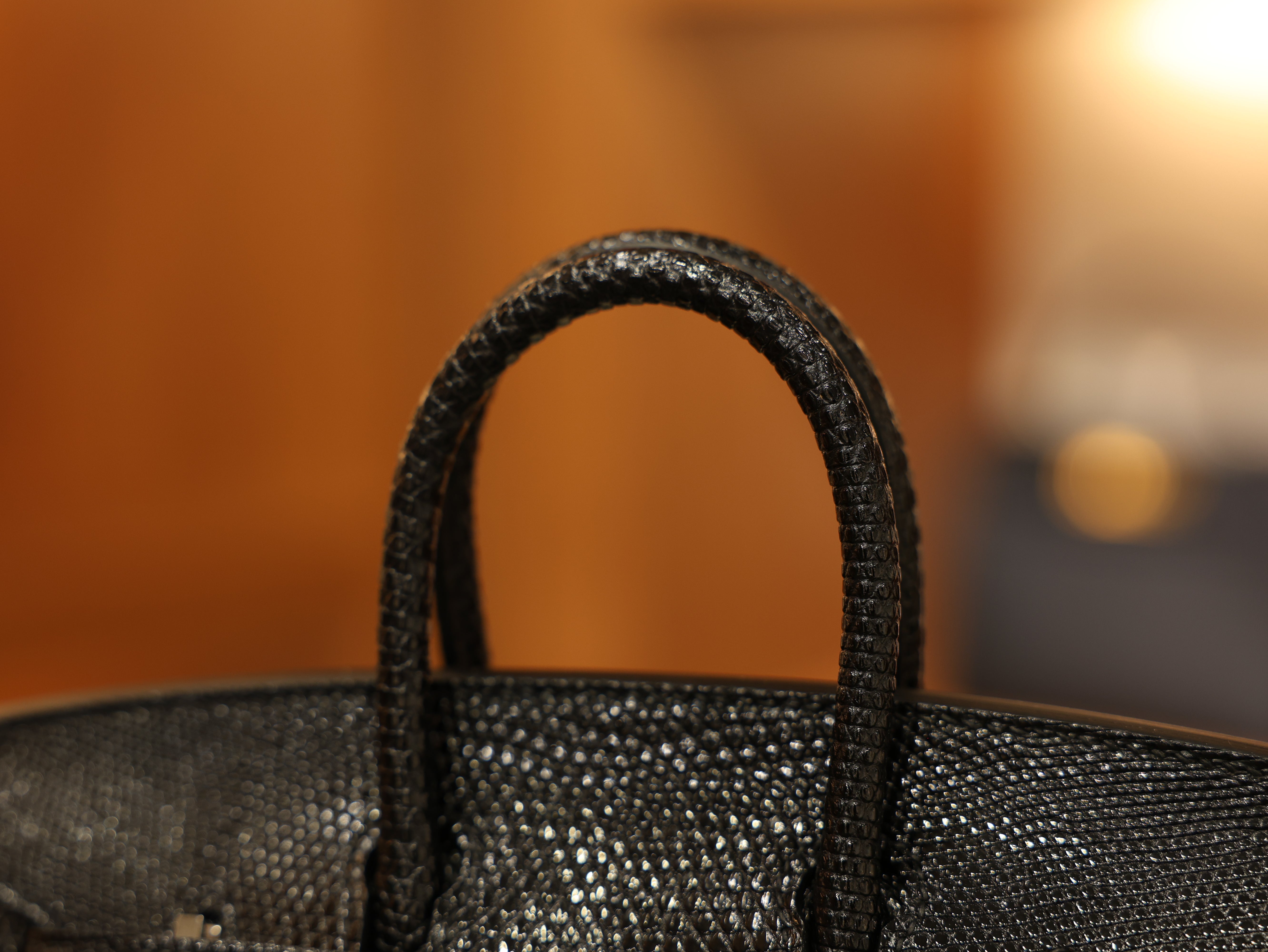 Birkin 20 lizard black PHW