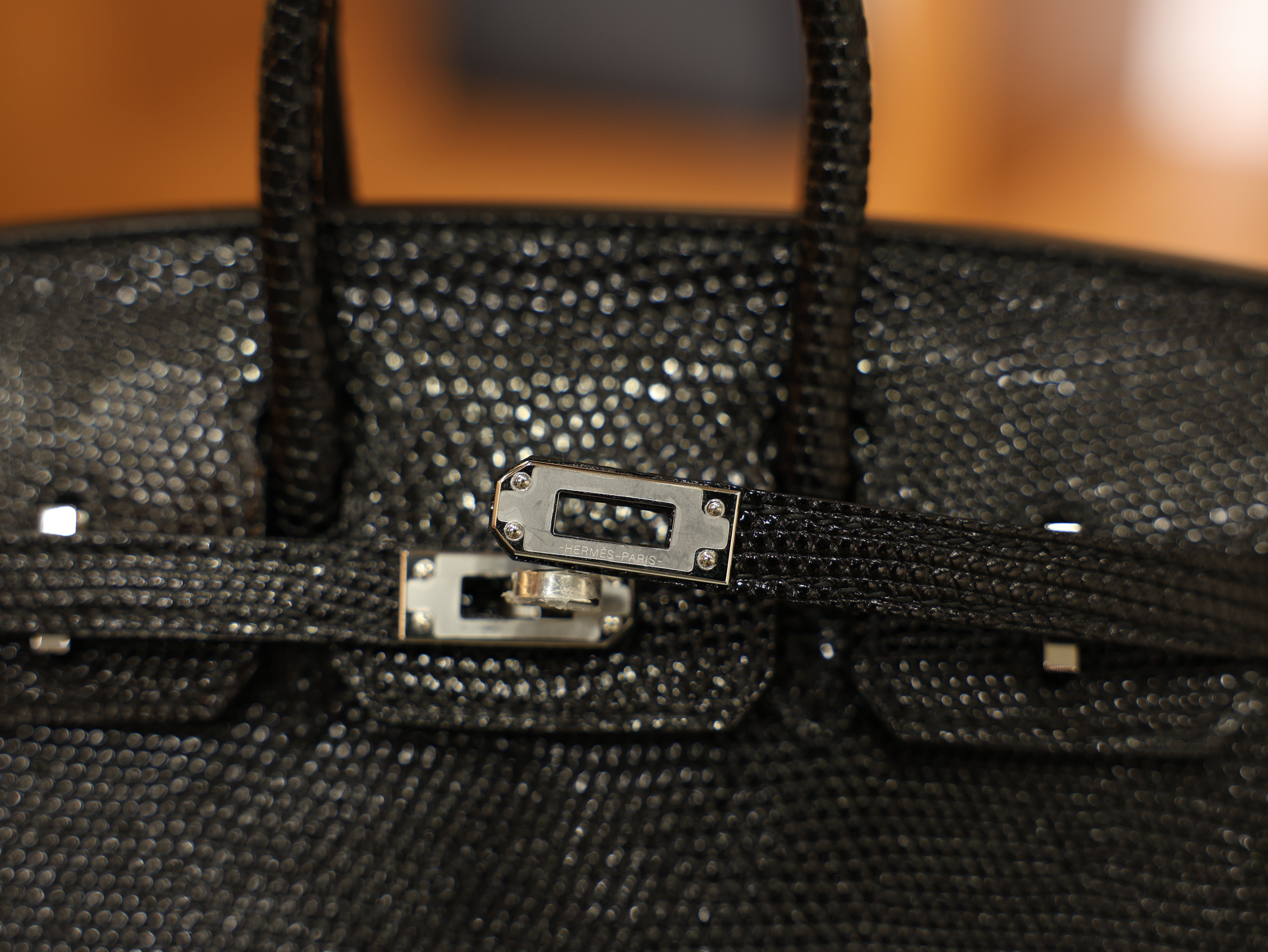 Birkin 20 lizard black PHW