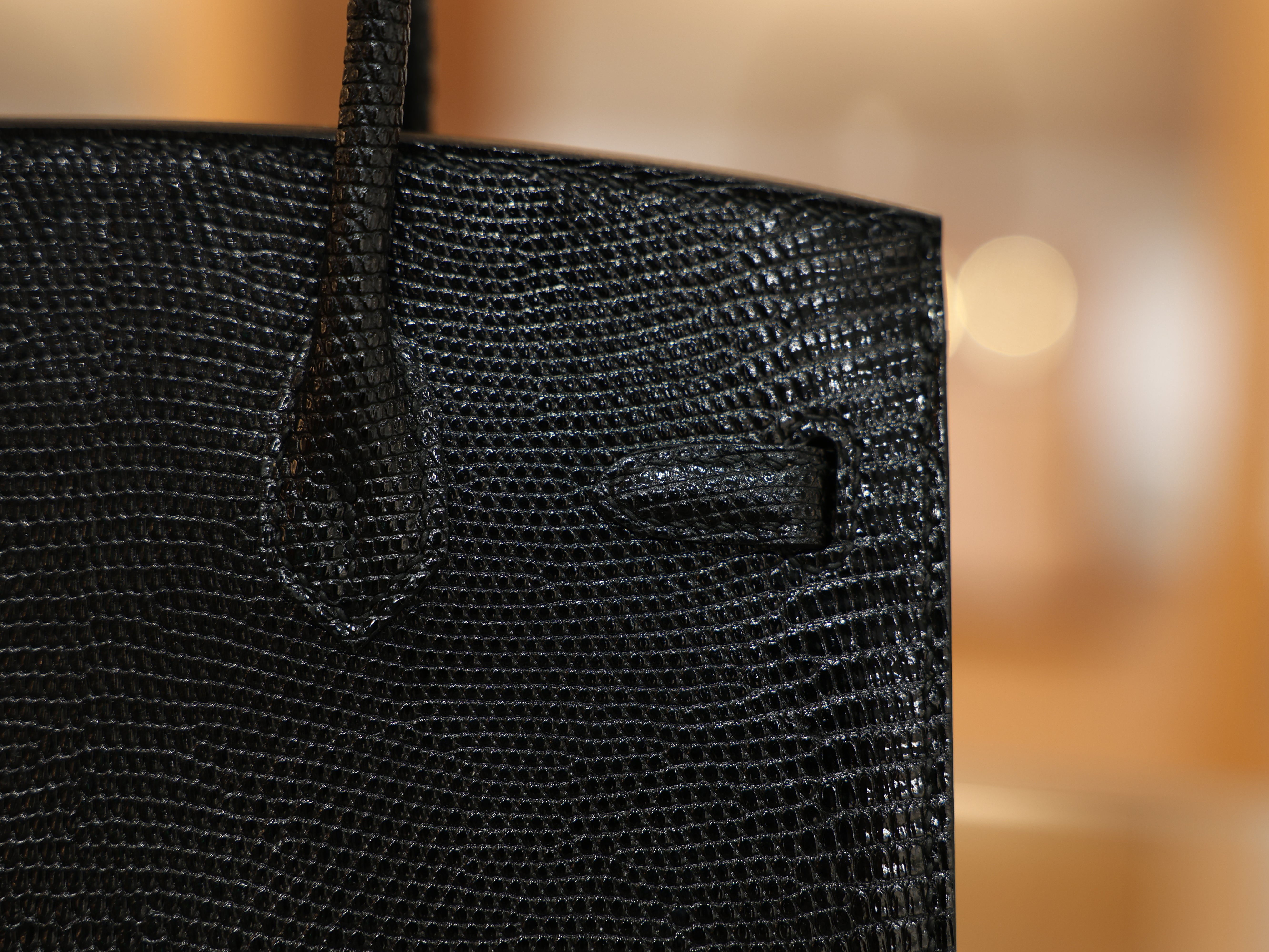 Birkin 20 lizard black PHW