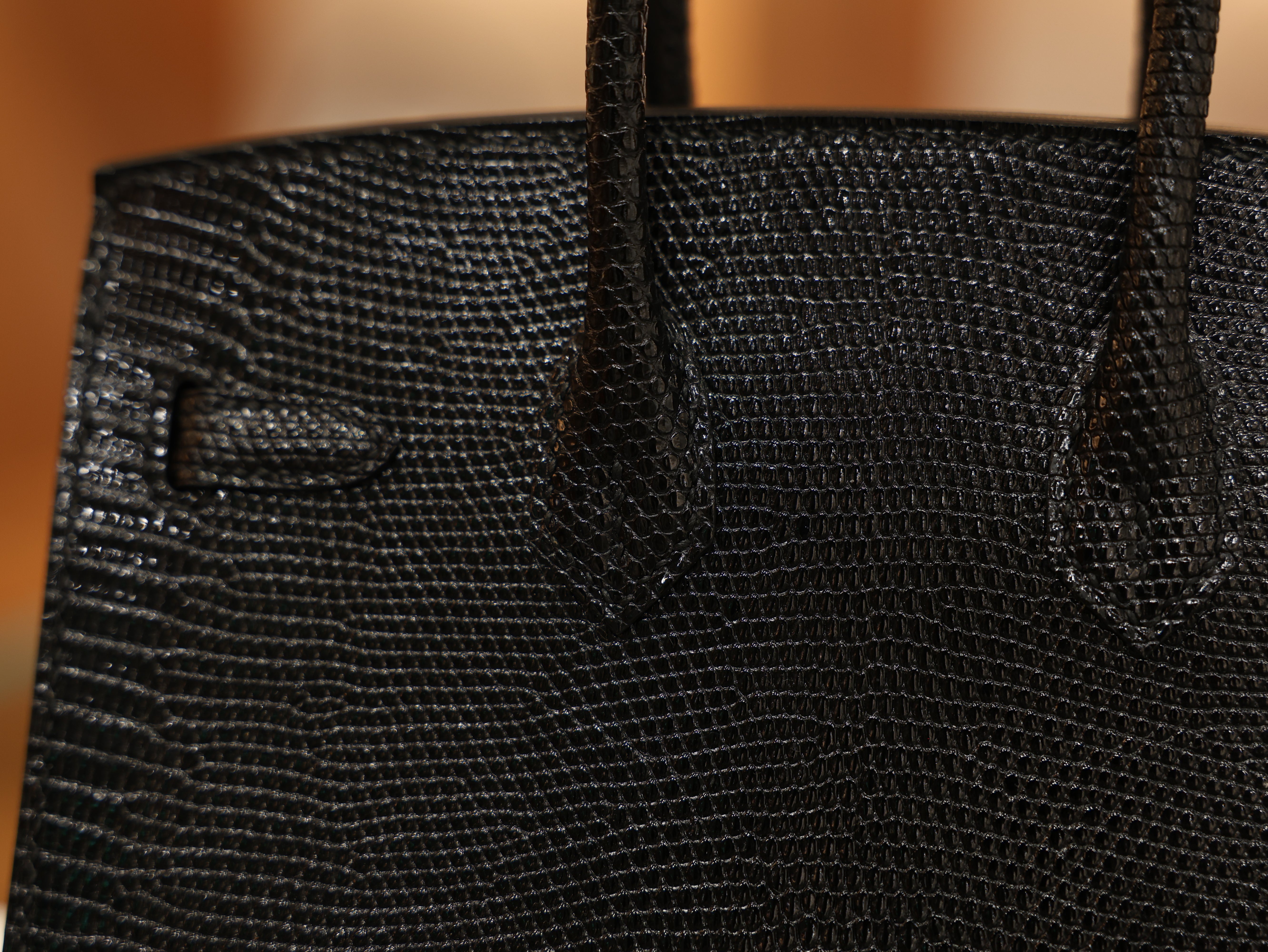 Birkin 20 lizard black PHW